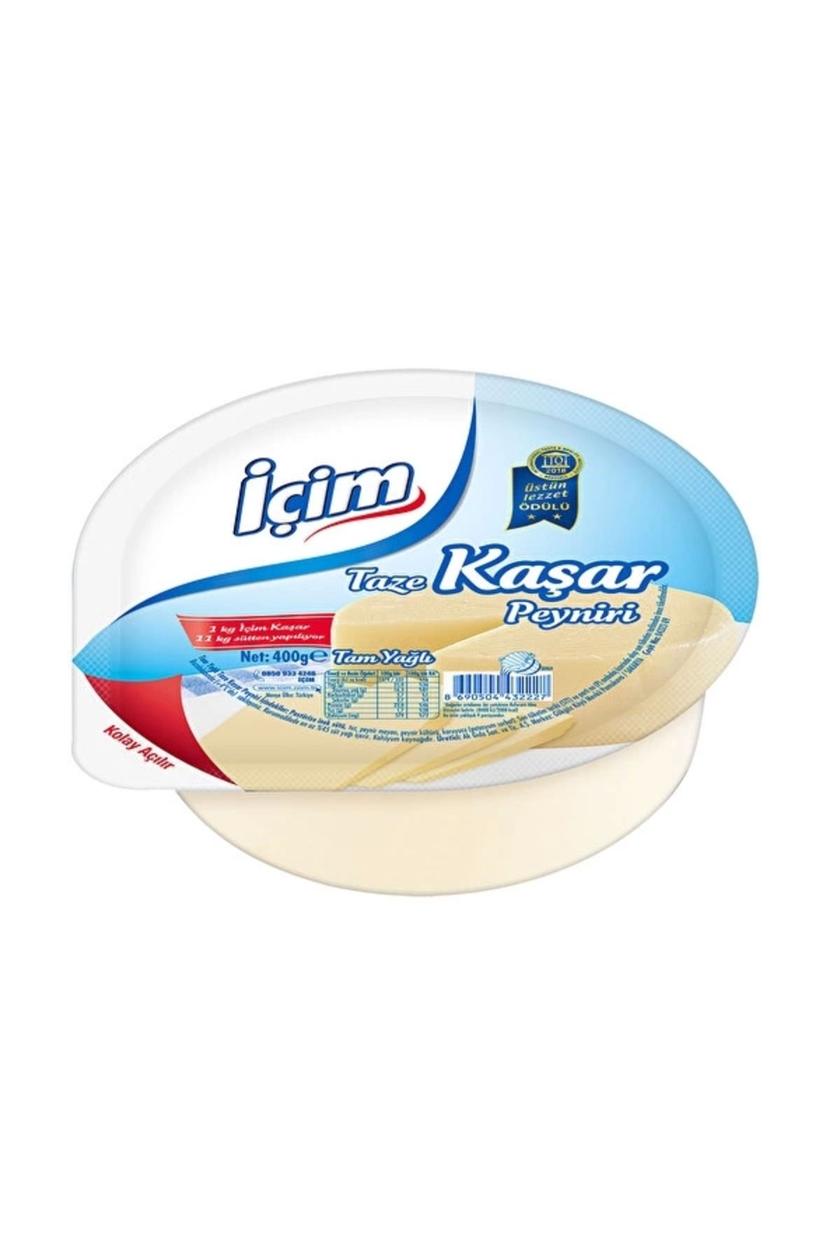 İçim Taze Kaşar Peyniri 400 gr