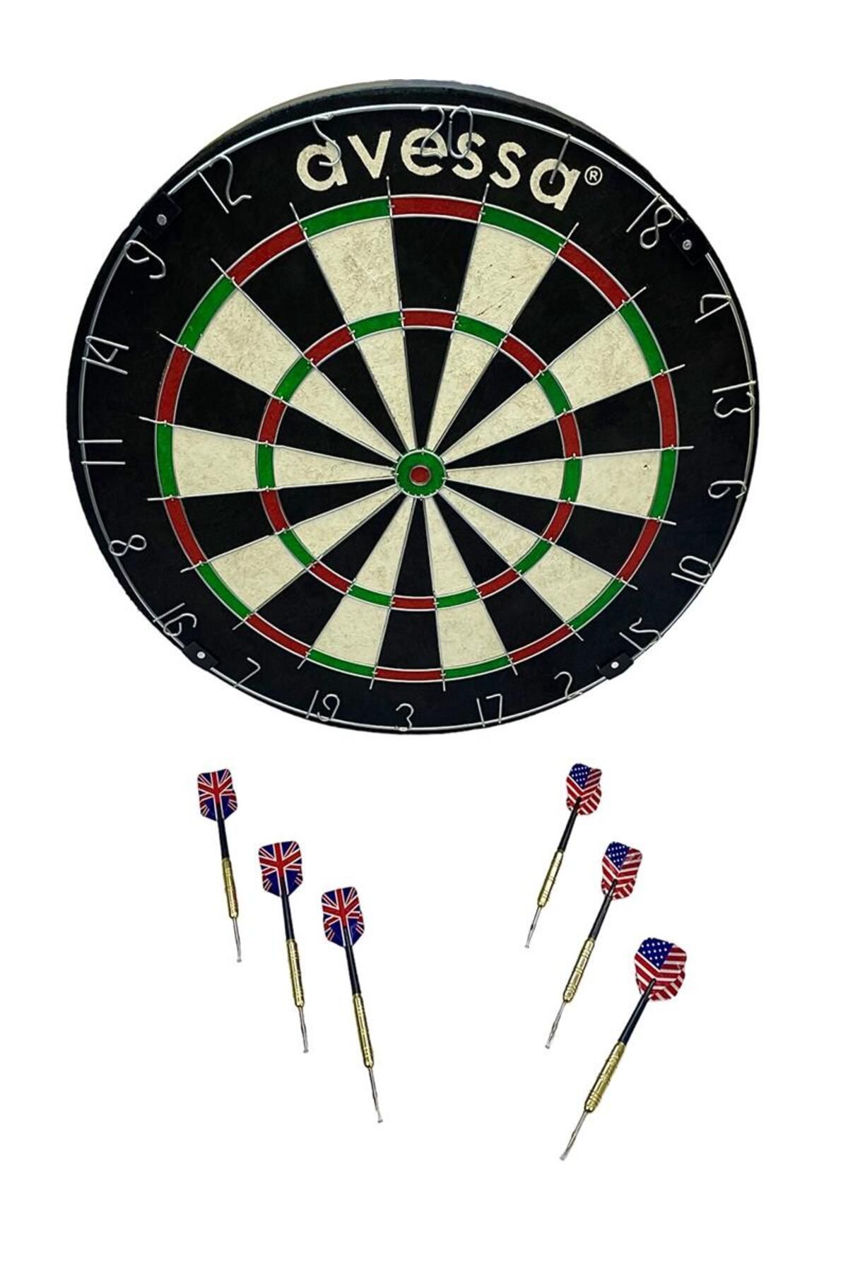 Avessa Dart-150 Sisal Profesyonel Dart Tahtası Seti