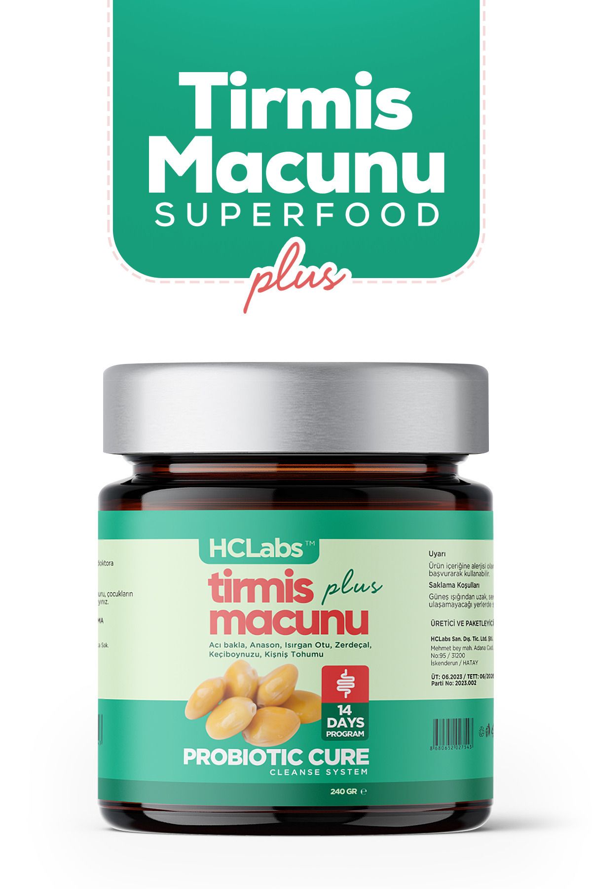HCLABS Tirmis Macunu Plus 230 Gr