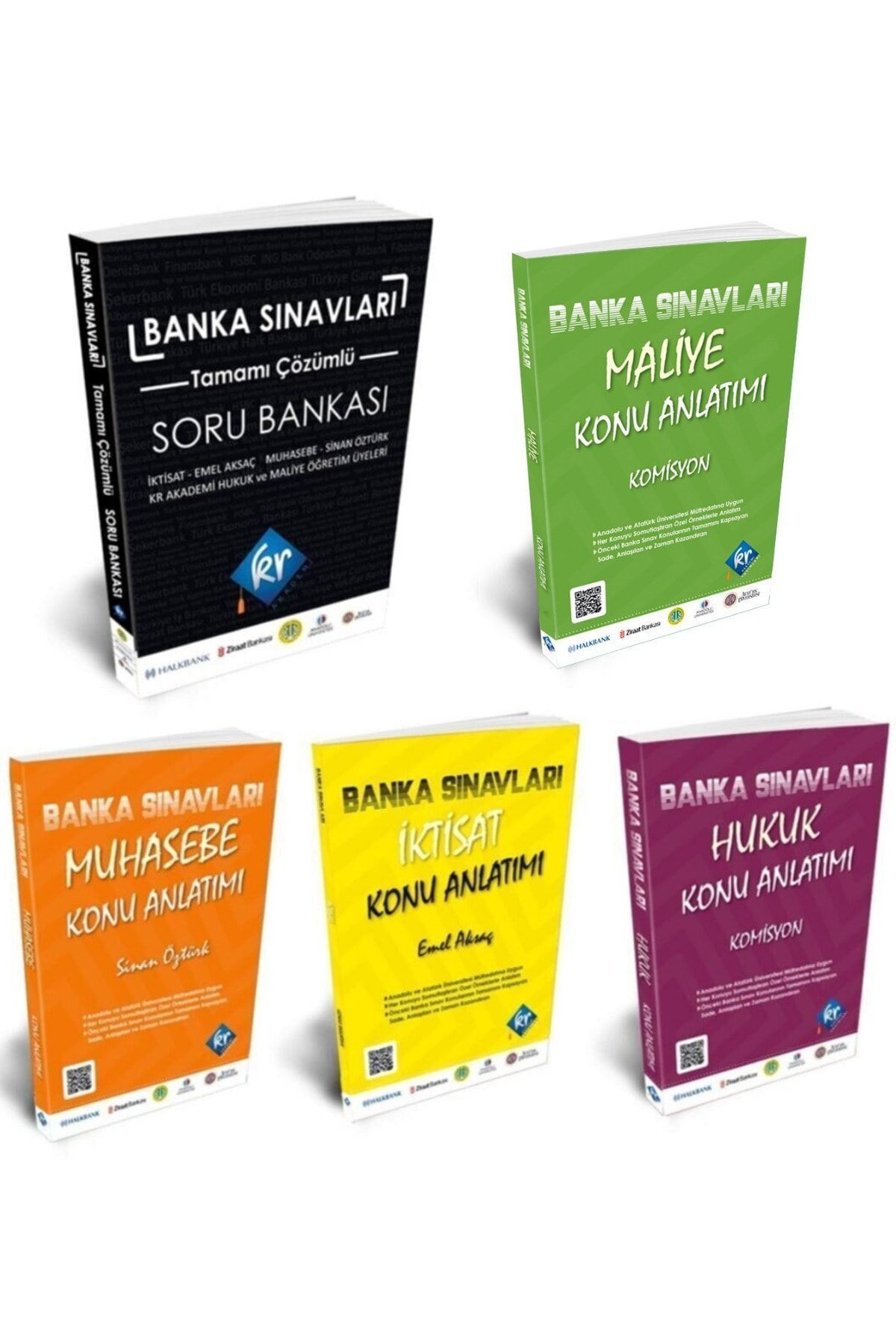 KR Akademi Yayınları Vakıfbank Müfettiş Ve Uzman Yardımcılığı Seti
