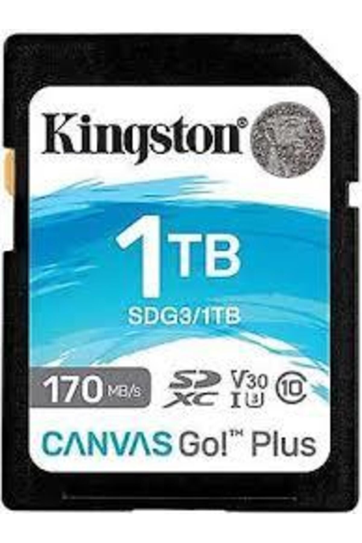 Kingston Sdcg3-1tb 1tb Microsdxc Canvas Go Plus 170r A2 U3 V30 Card Adp Hafıza Kartı