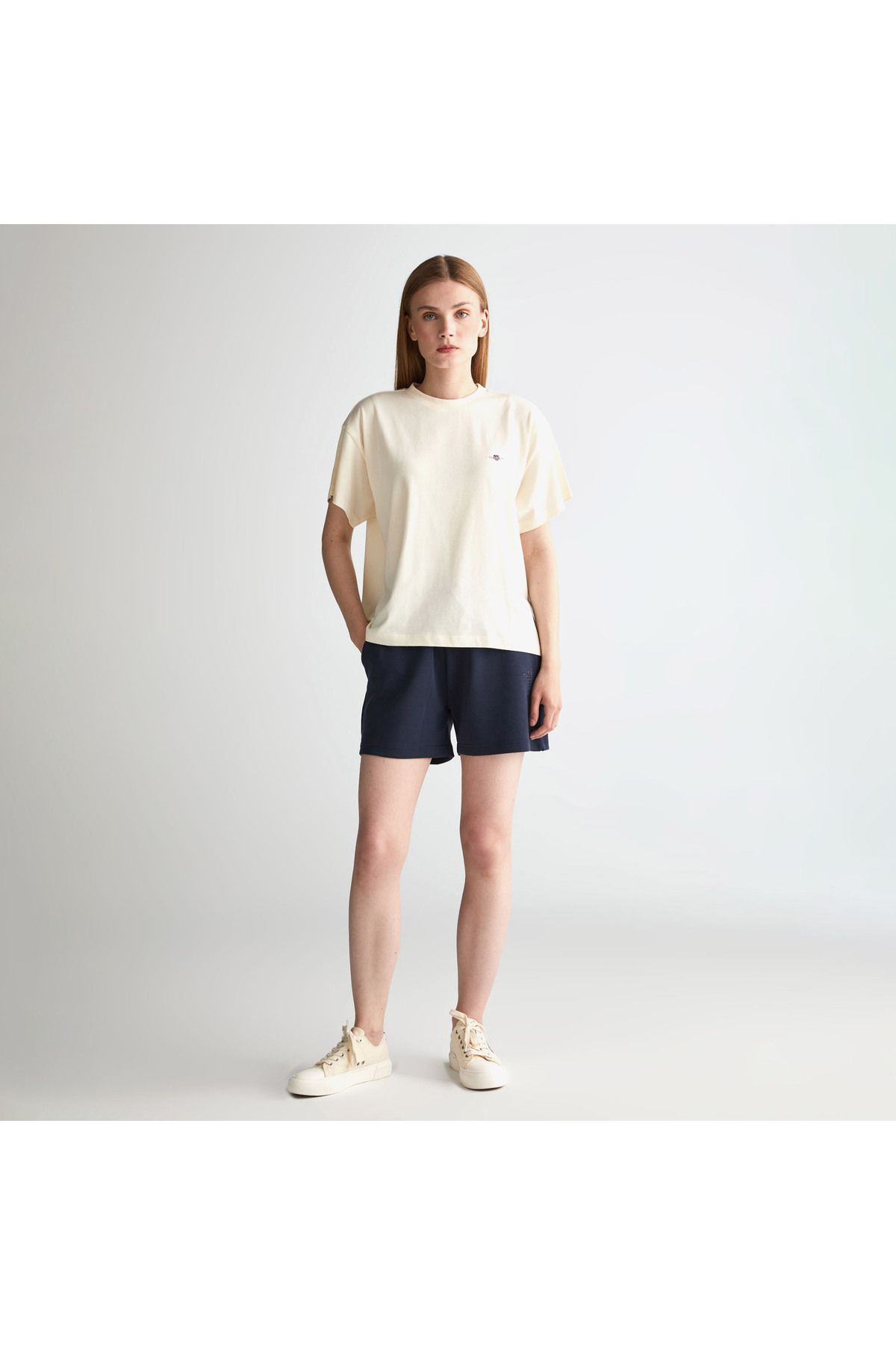 Gant Kadın Lacivert Regular Fit Şort