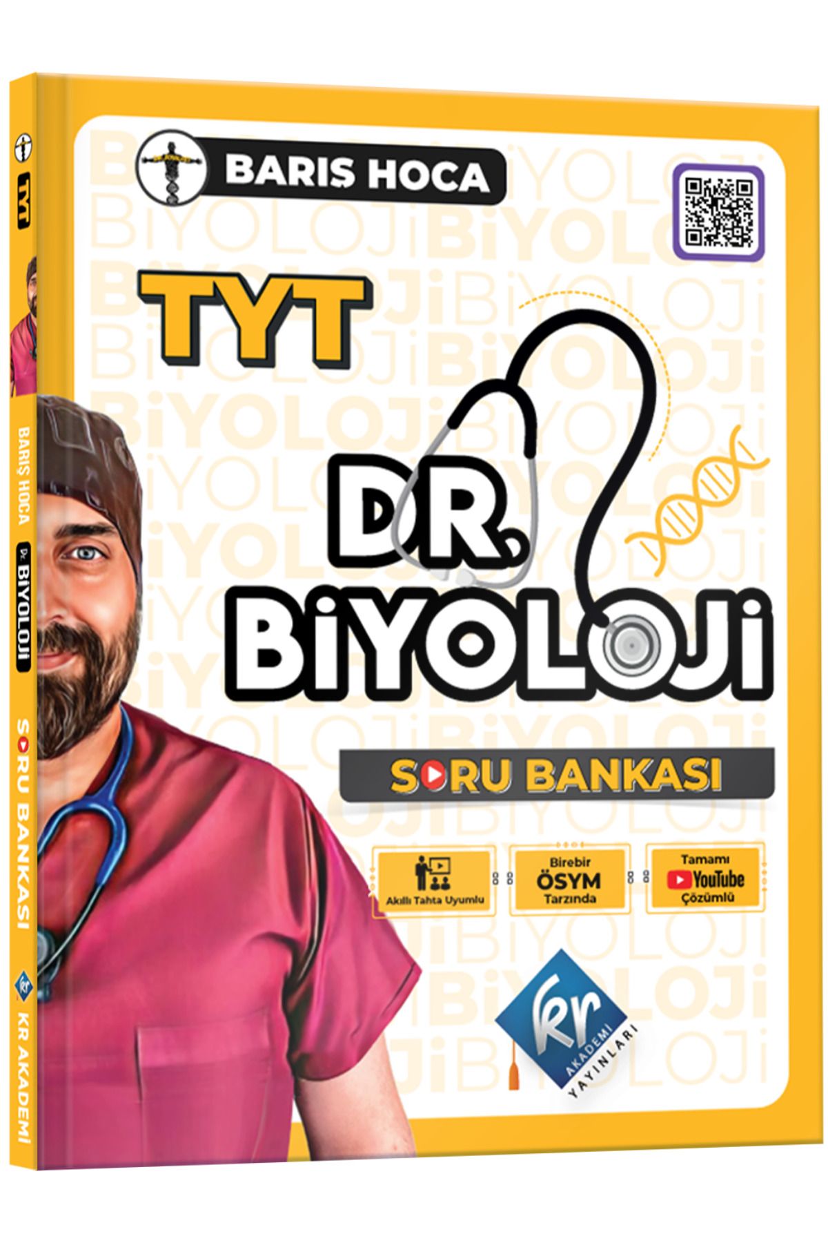 KR Akademi Yayınları Barış Hoca TYT Dr. Biyoloji Soru Bankası