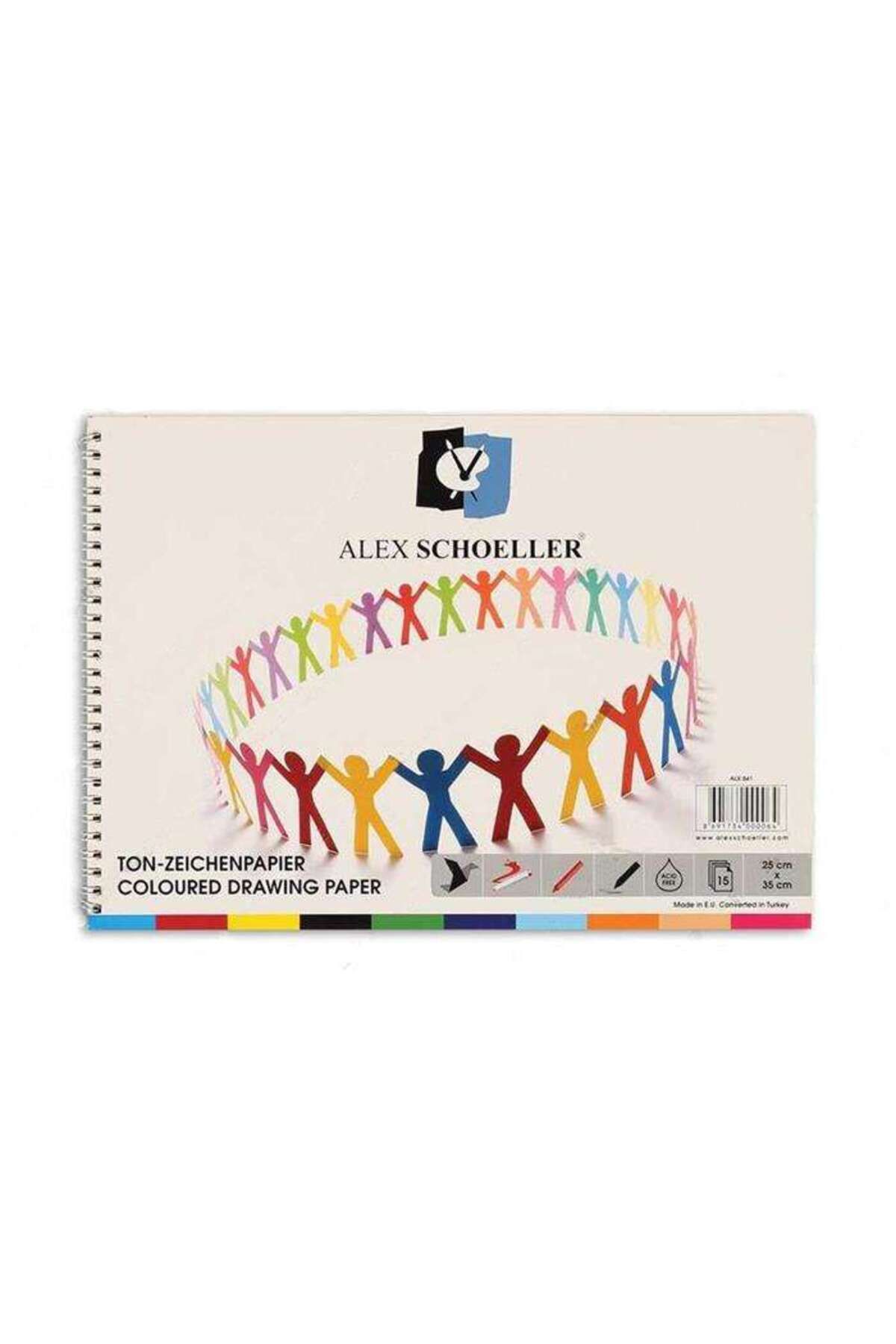 Alx 25X35 120Gr 15 Rnk. Krş.Spr. Fon Blok Alx-841