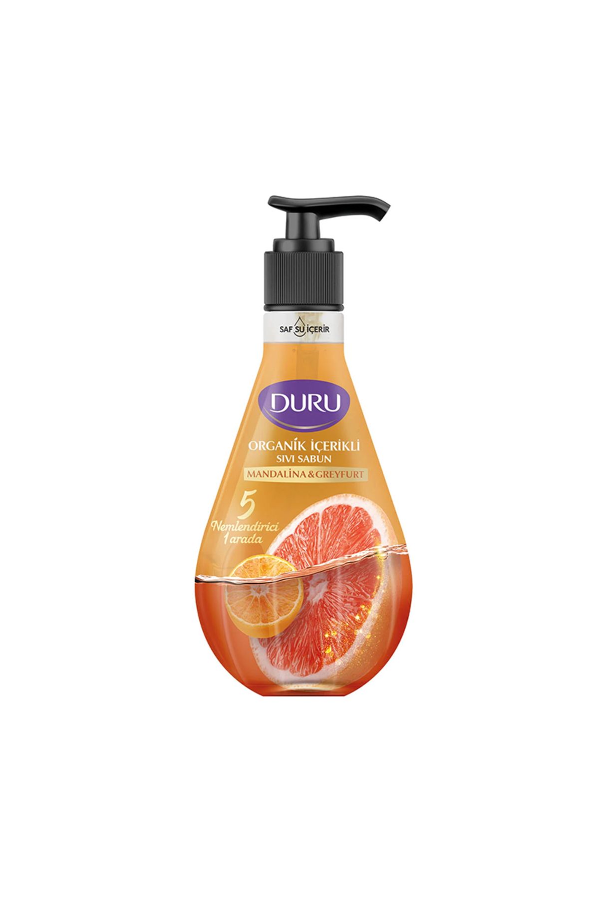 Duru Organik Içerikli & Greyfurt Sıvı Sabun 500ml,mandaline