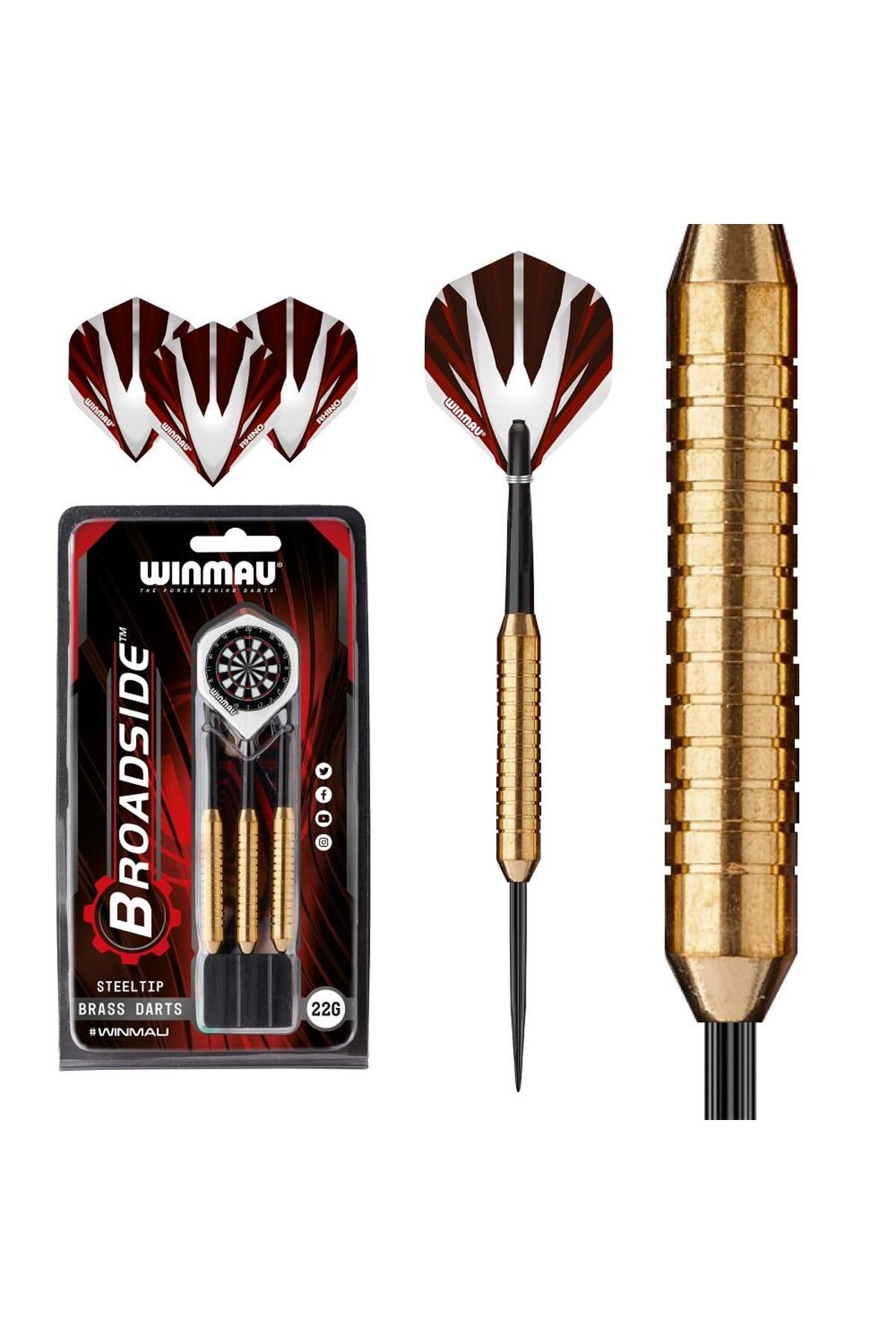 Winmau Broadside Brass 22 gr Dart Oku
