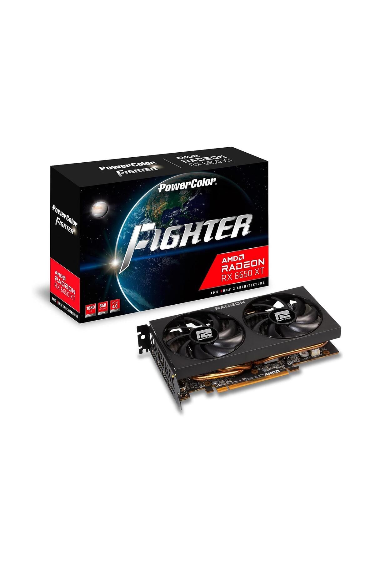 POWERCOLOR Fıghter Axrx 6650xt 8gbd6-3dh 8gb Gddr6 128bit