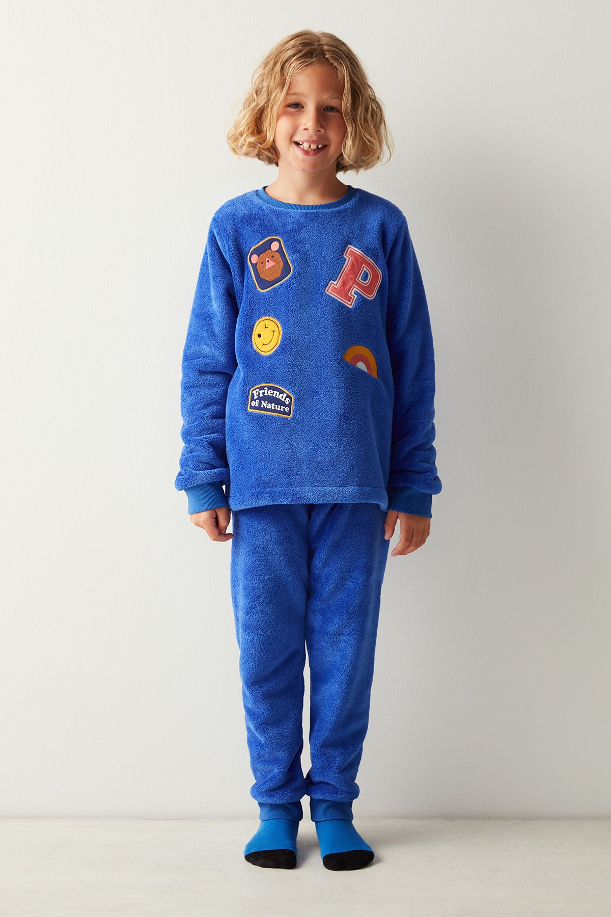 Penti Erkek Çocuk Patch ES Uzun Kollu Pijama Takımı