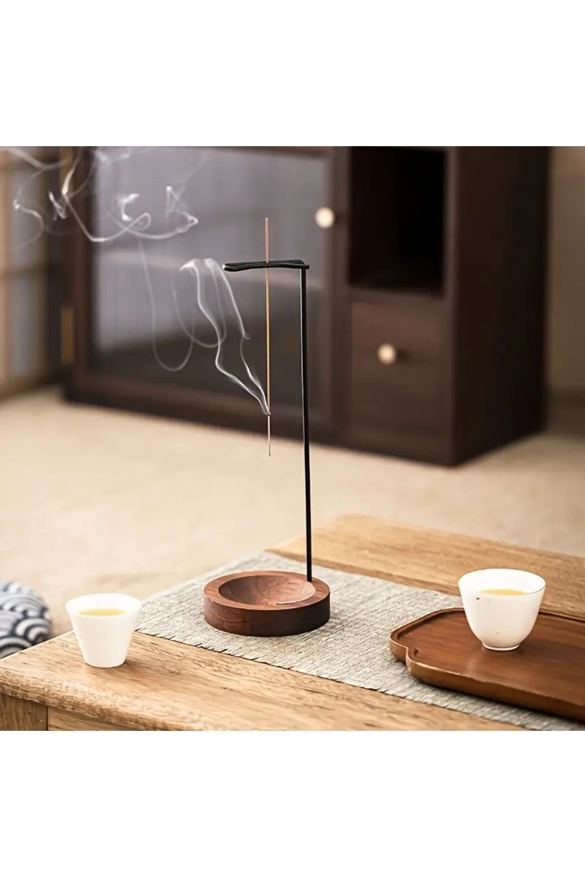 Dodemert Home Ahşap Aromaterapi Stand Tütsülük & Tütsü Tutucu