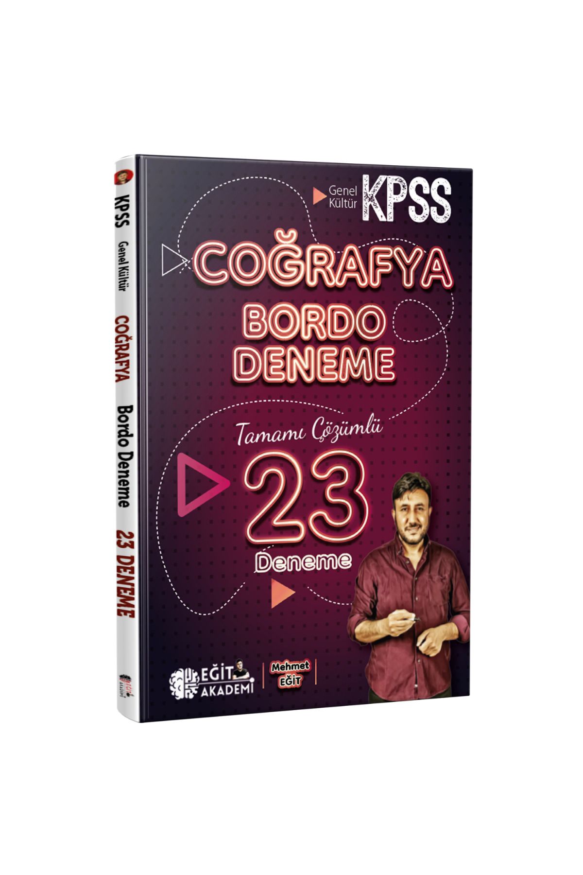 MEHMET EĞİT Kpss Coğrafya Tamamı Çözümlü 23 Bordo Deneme Sınavı Mehmet Eğit