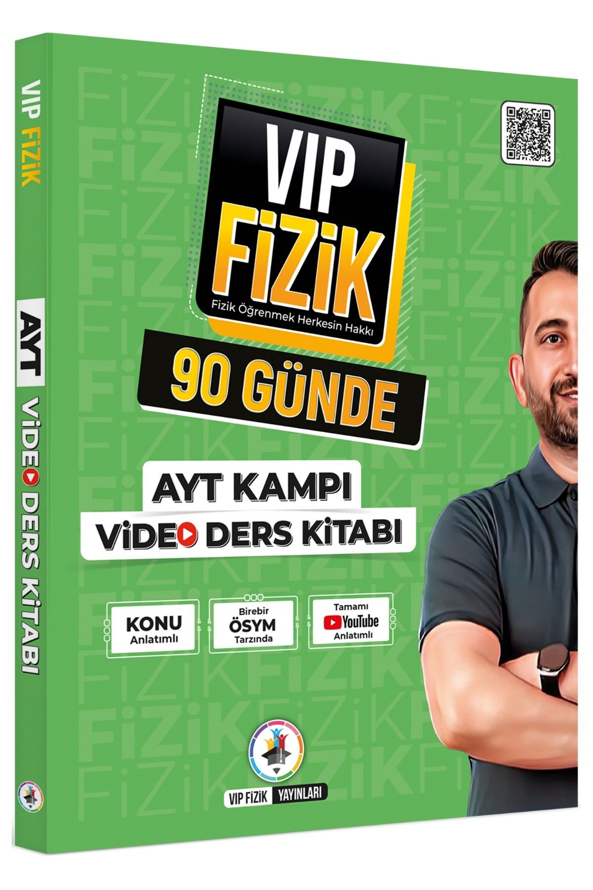 KR Akademi Yayınları Vip Fizik 90 Günde Ayt Kampı Video Ders Kitabı Vip Fizik Yayınları