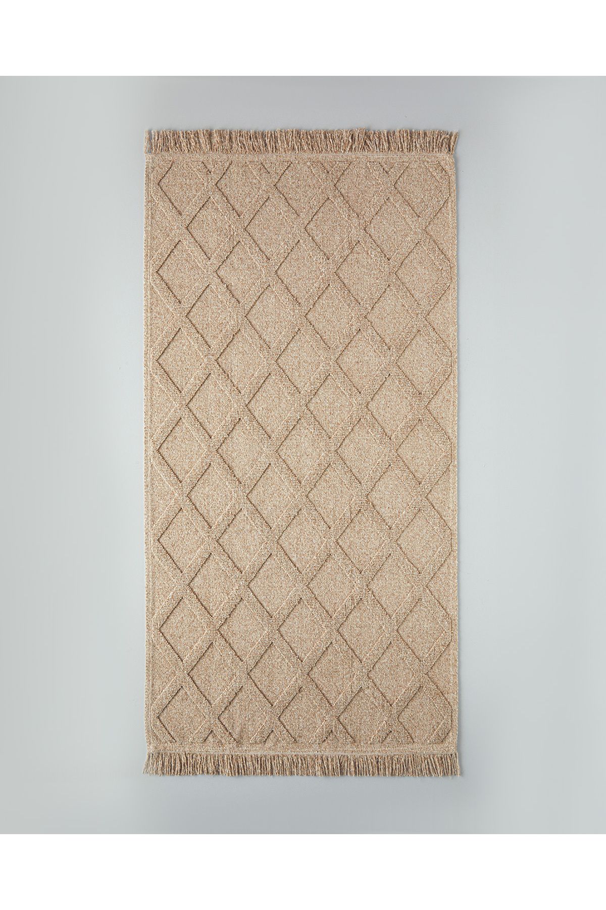 English Home Prisma Dokuma Kilim 80x150 cm Kahverengi.