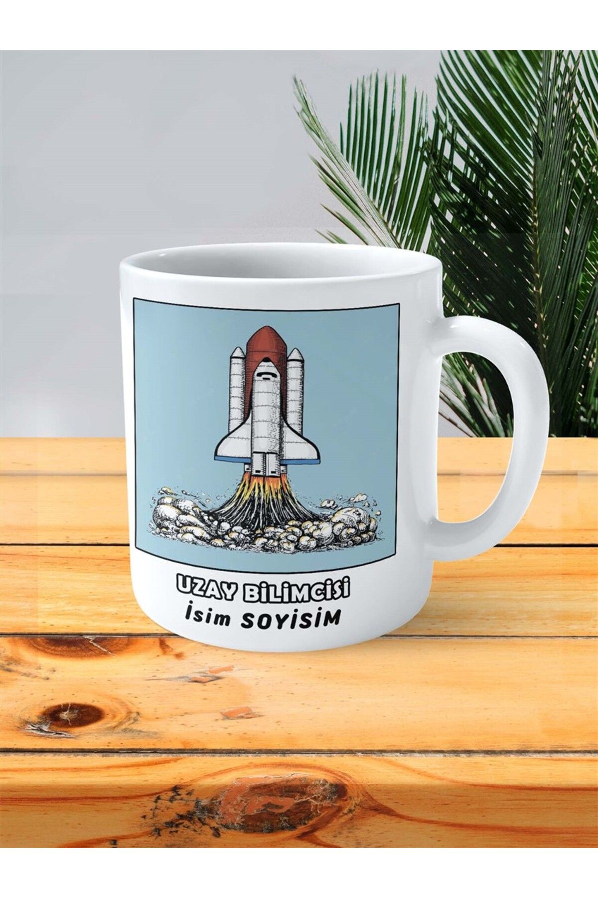 Arken Design uzay bilimcisi Meslek Baskılı Kupa Bardak Çift Taraflı baskı kişiye özel model 17