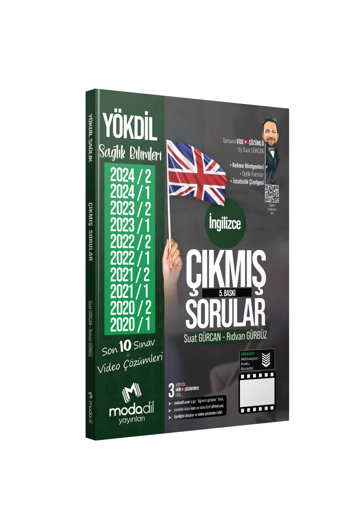 Modadil Yayınları Yökdil Sağlık Çıkmış Sorular Tamamı Video Çözümlü