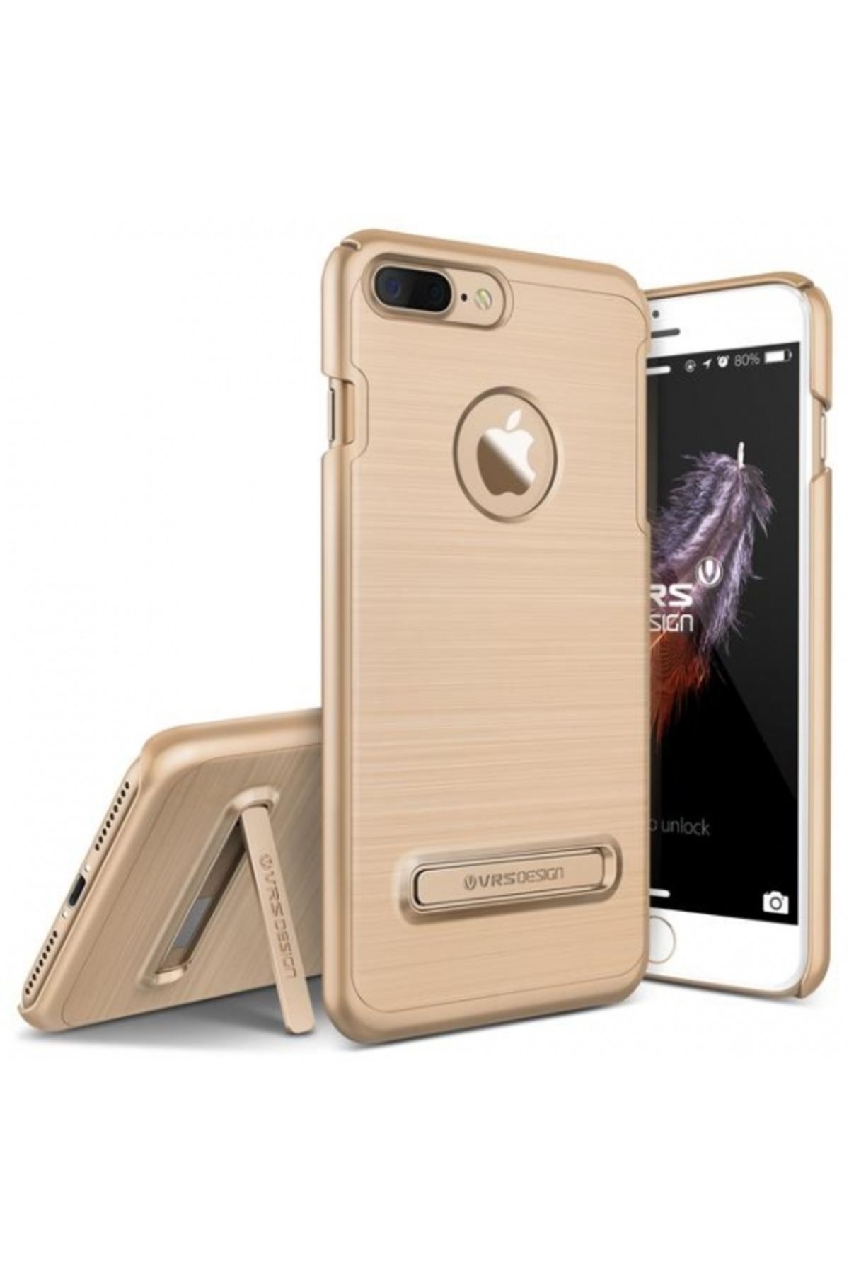 VRS Design Vrs Iphone 7 Plus Ile Uyumlu Simpli Lite Kılıf Shine Gold