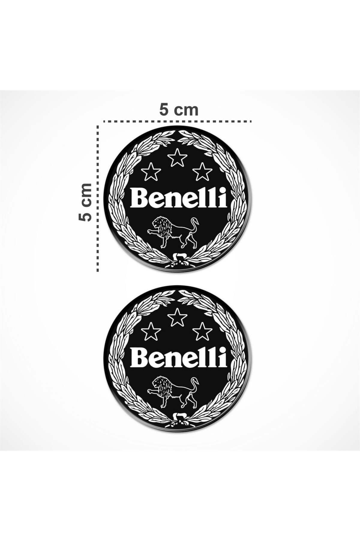 Redline Grafik Benelli Logo Damla Sticker 2'li Benelli Sticker