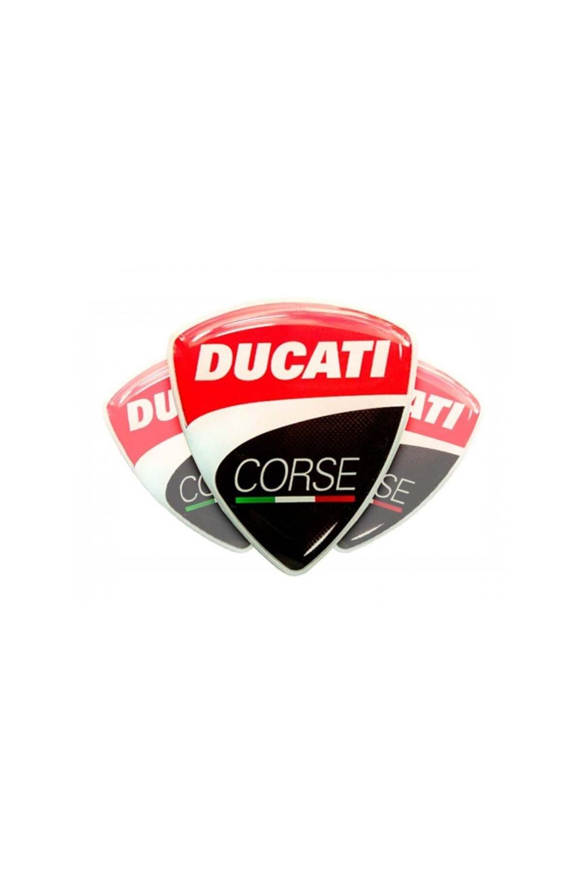 Redline Grafik Ducati Corse 3d Sticker 2 Adet