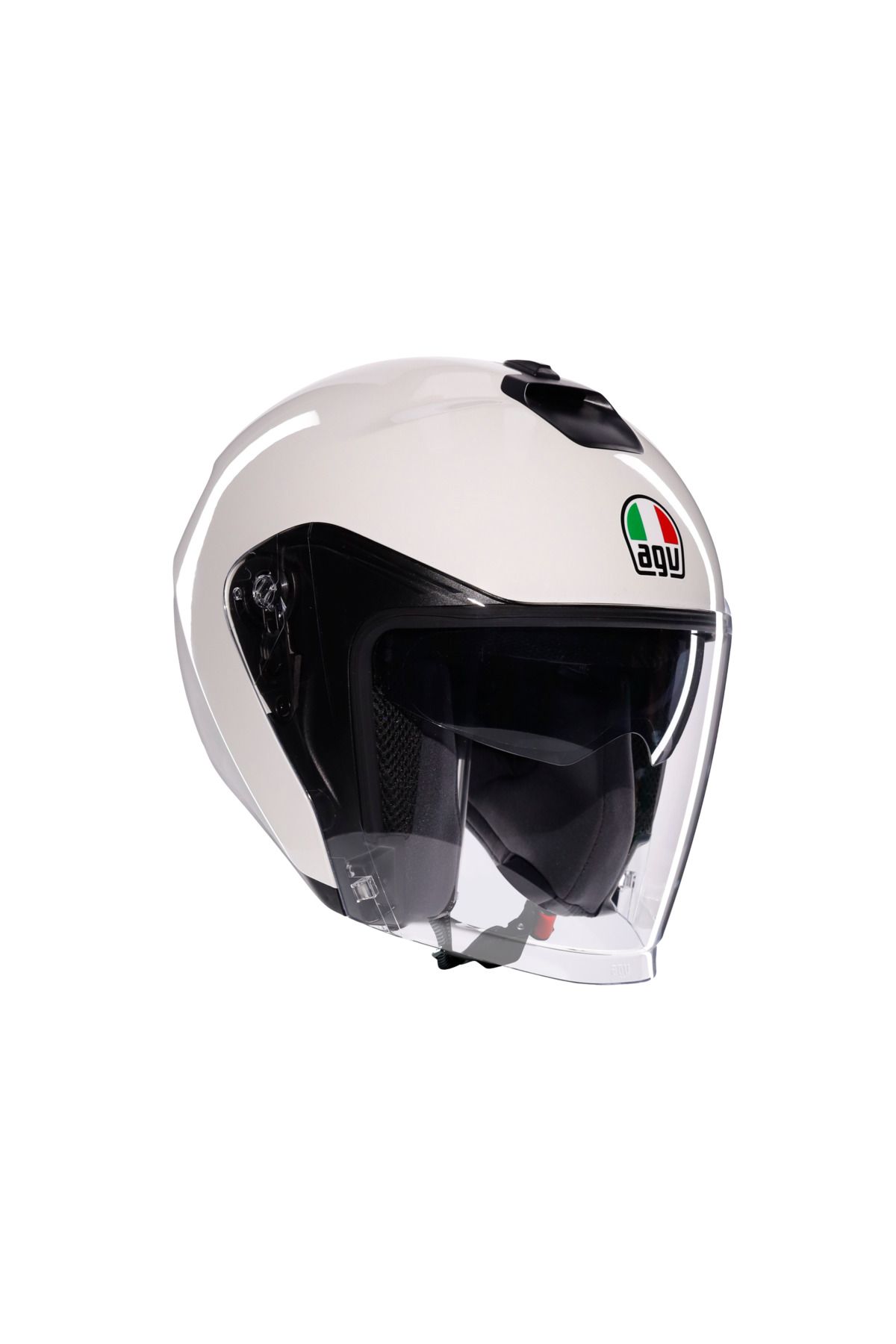 AGV İrides Mono Materia White Configuration Açık Kask