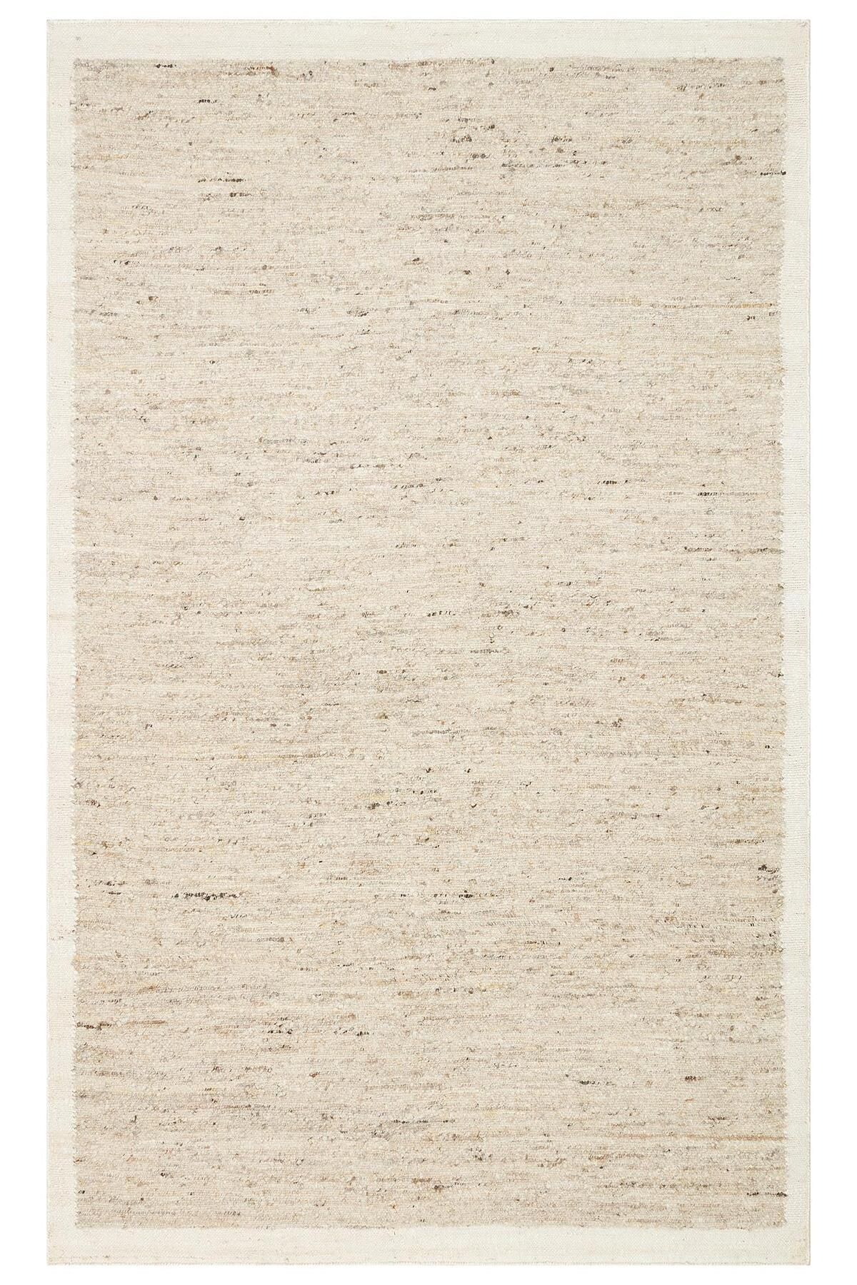 Eko Halı LHASA LHS 01 GREY CREAM  Yün ve Jüt ile Üretilen Örme El Dokuma Halı
