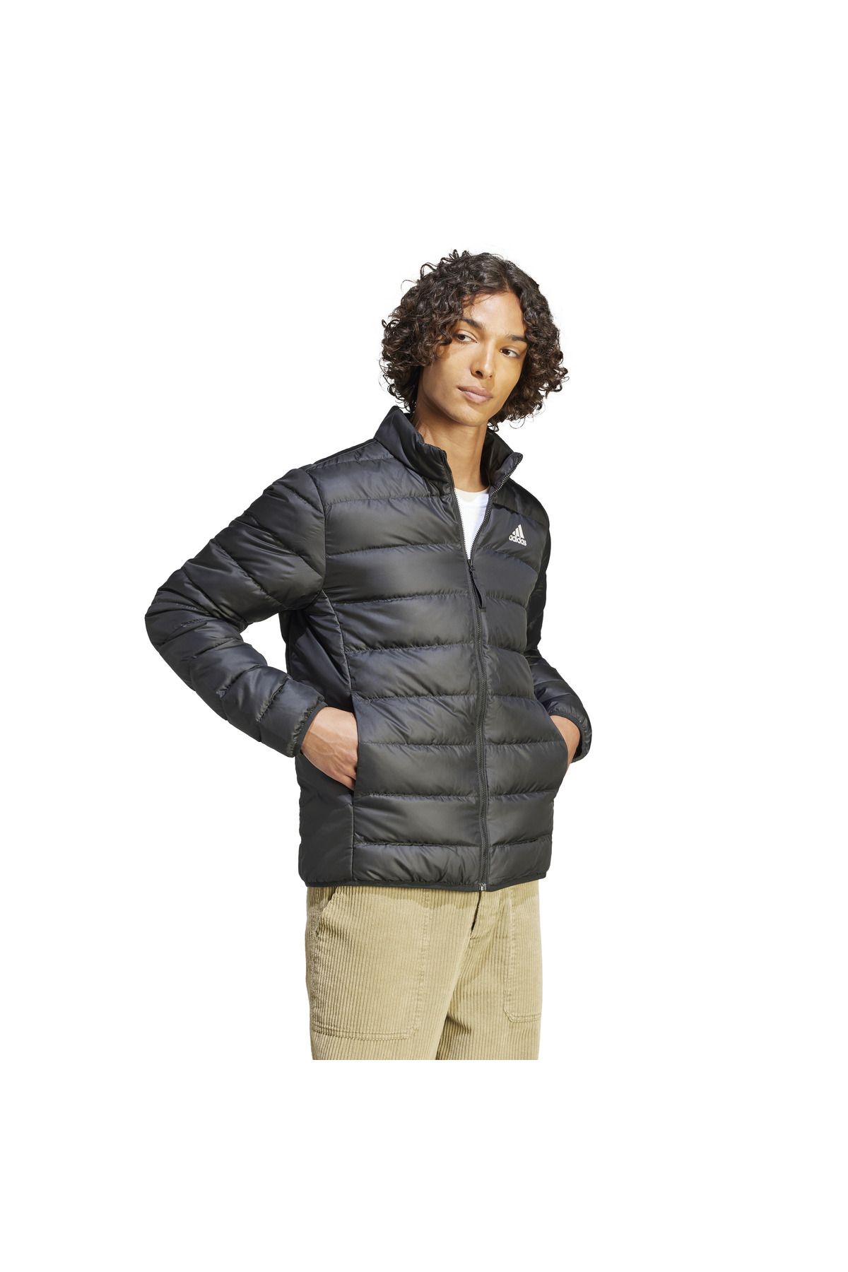 adidas Erkek Essentials Light Down Mont Siyah Mont Hz5730