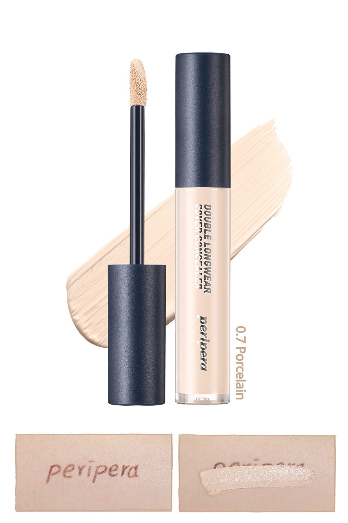 [PERIPERA] DOUBLE LONGWEAR COVER CONCEALER 0.7 PORCELAIN