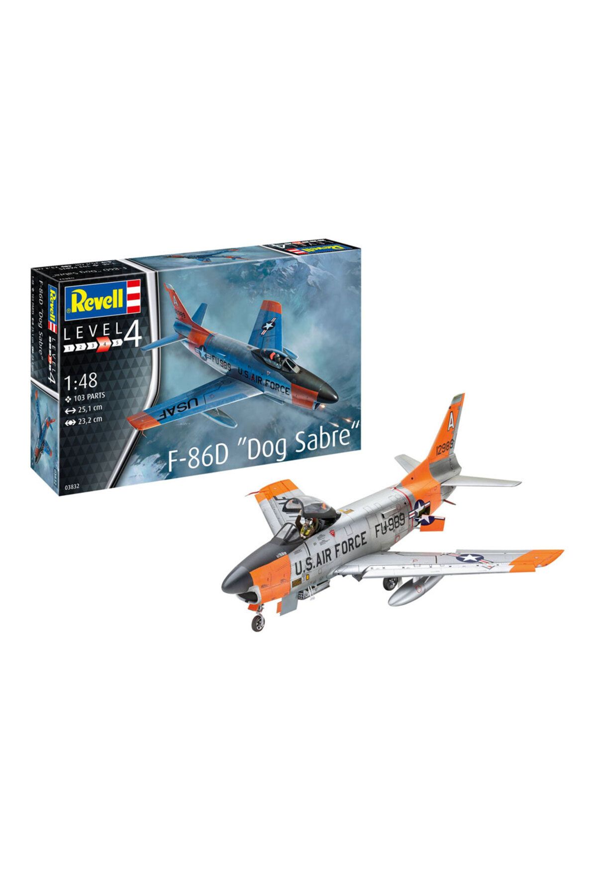 REVELL Model Set Uçak F-86d Dog Sabre 63832