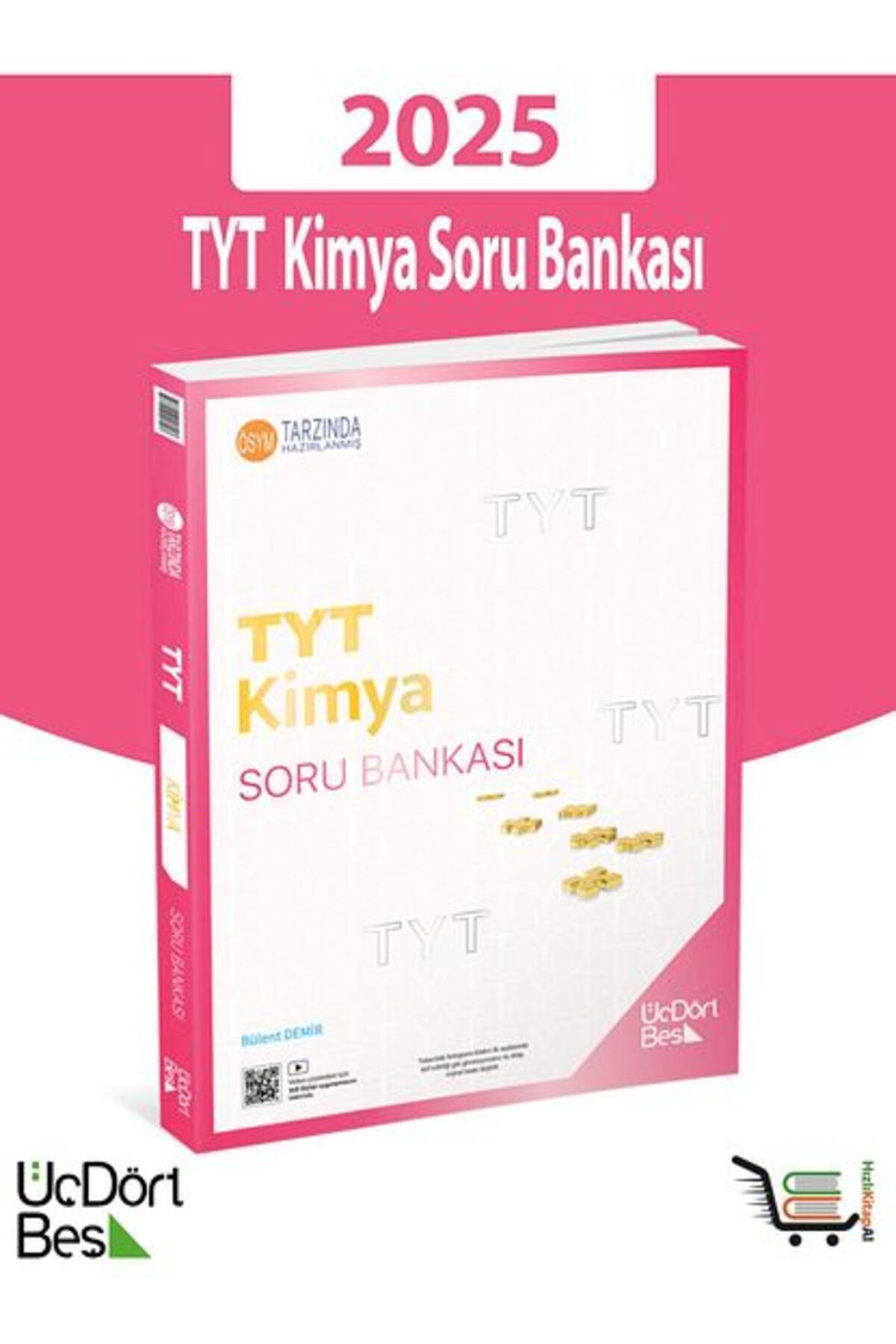 Üç Dört Beş Yayıncılık 345-2025 Model TYT Kimya Soru Bankası