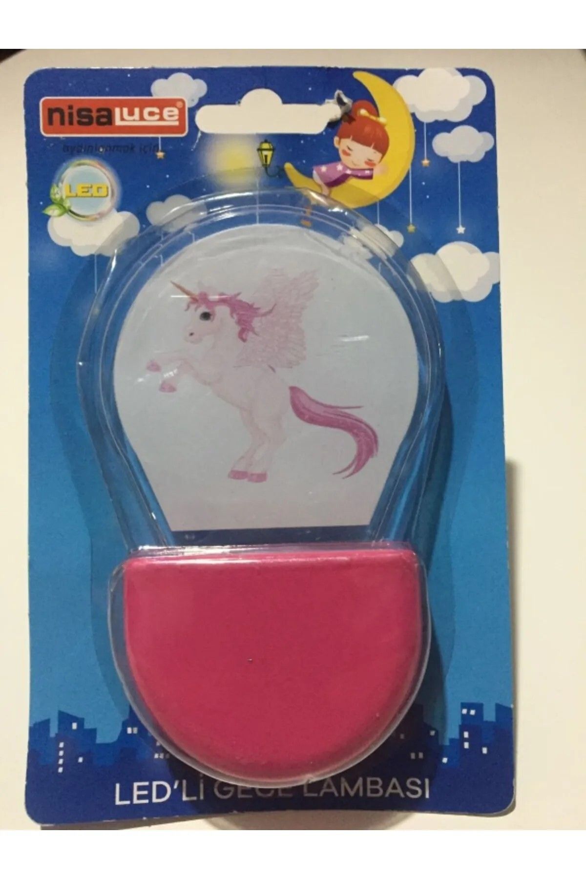 Nisaluce Çocuk Ledli Gece Lambası /unicorn