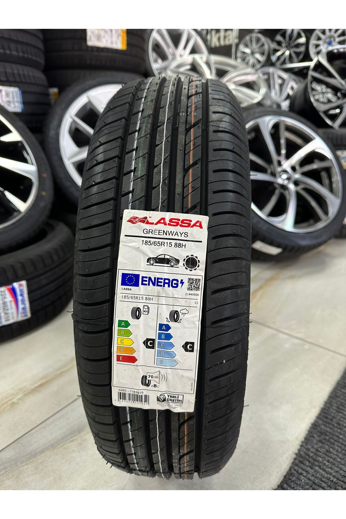 185.65.R15 88H LASSA GREENWAYS LASTİK (ADET FİYATIDIR) DOT2024