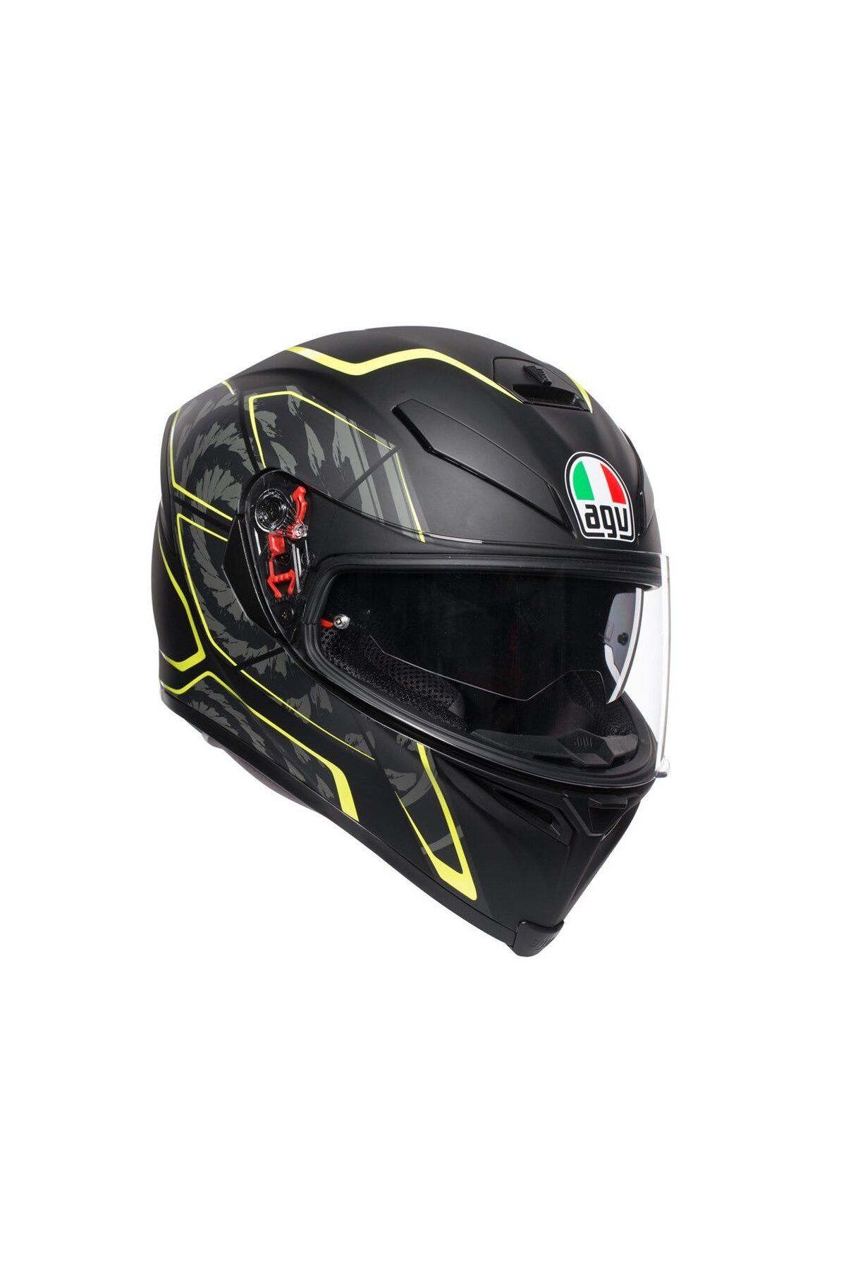 Genel Markalar K5 S Multi Plk Tornado Siyah Sarı Kapalı Kask