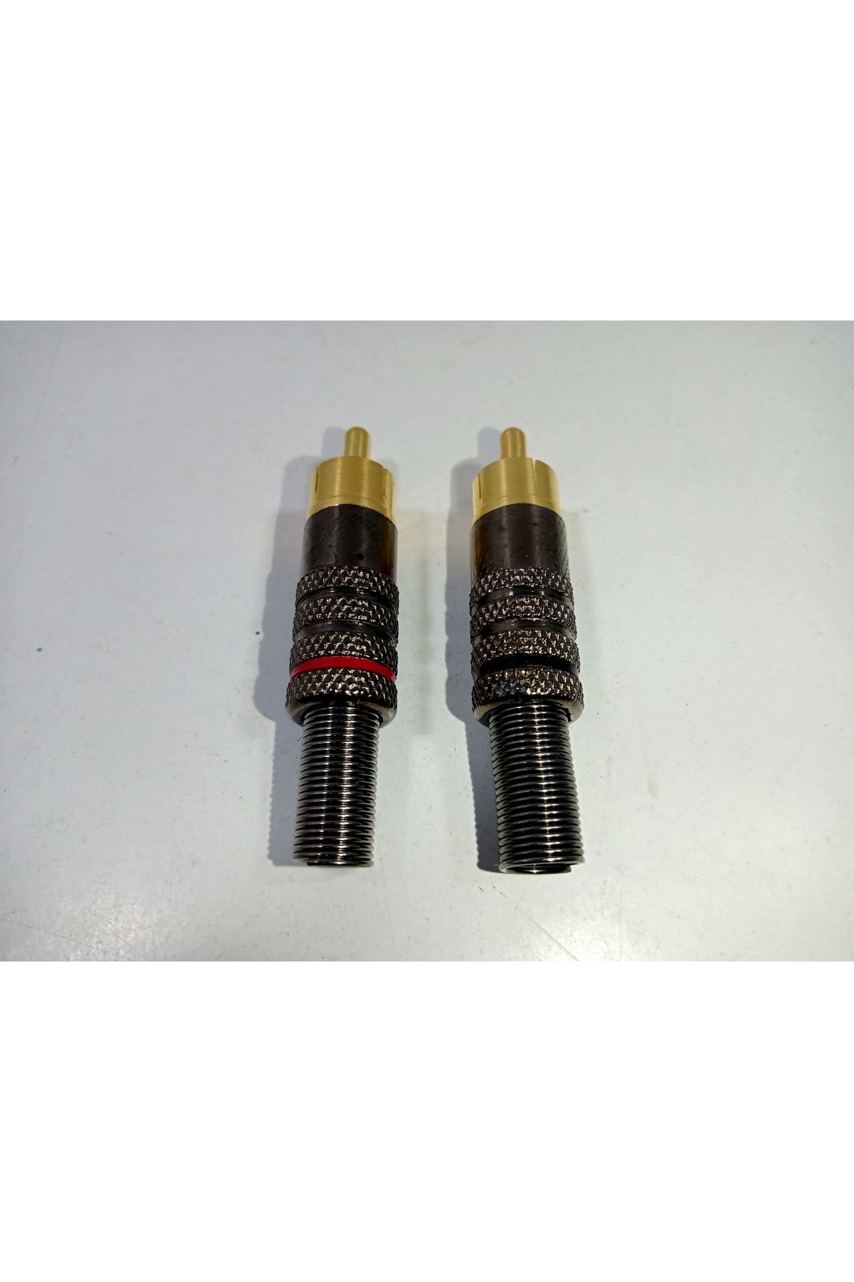For-X Rca Konnektör 2 Adet Fuse - Xafs-2 Erkek Rca Jak - Kaliteli Rca Fiş Erkek -2 Adet - Rca