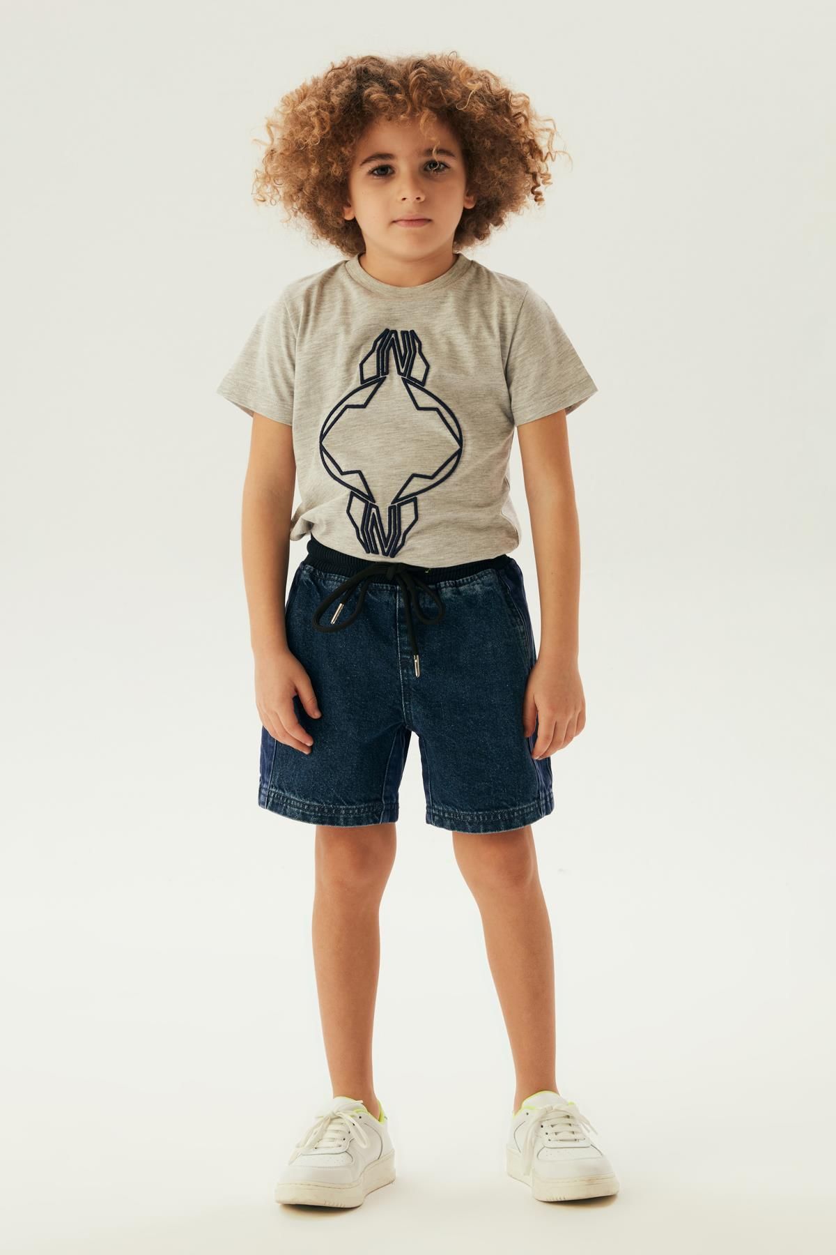 Nebbati BG Store Erkek Çocuk Denim Şort