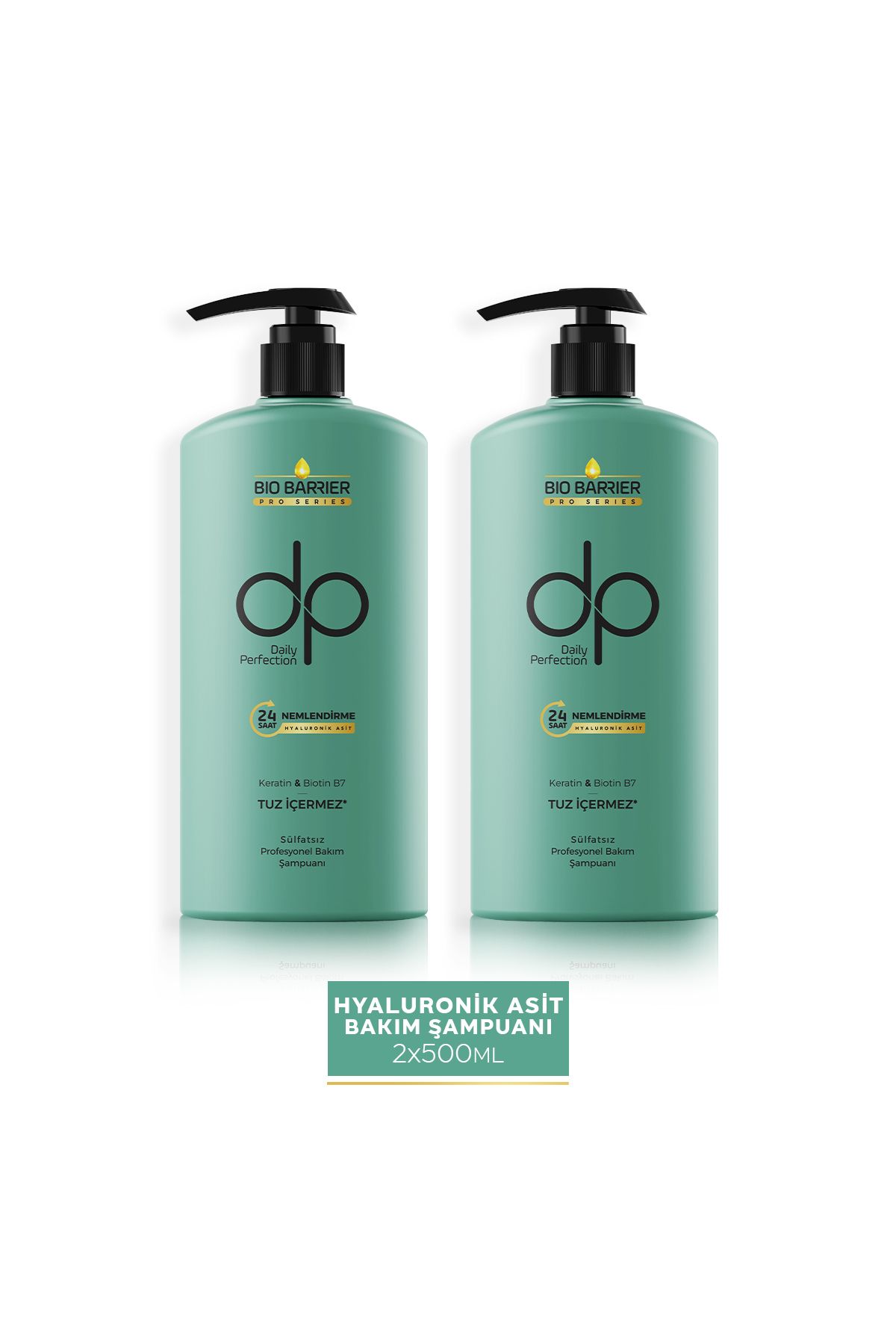 DP Daily Perfection Bio Barrier Şampuan 24 Saat Nemlendirme 500 ml X 2 Adet