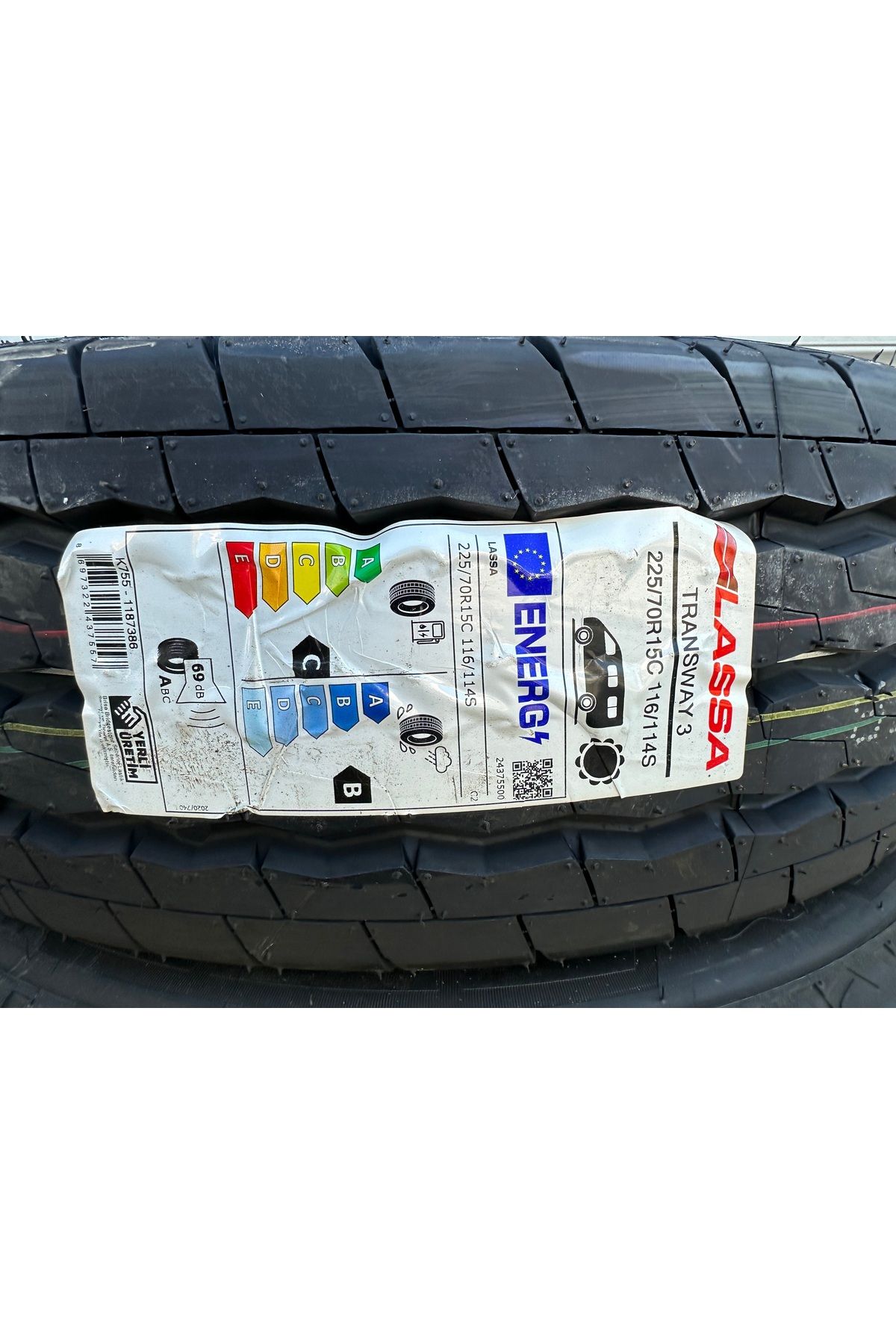 Lassa 225/70R15 C 116/114S 10PR TRANSWAY3 LASSA DOT 2024