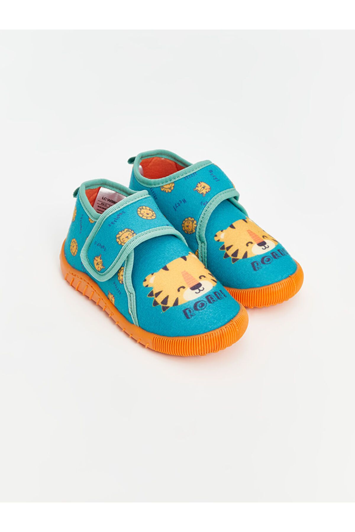 LC Waikiki LCW STEPS Yeşil Baskılı Erkek Bebek Ev Ayakkabısı