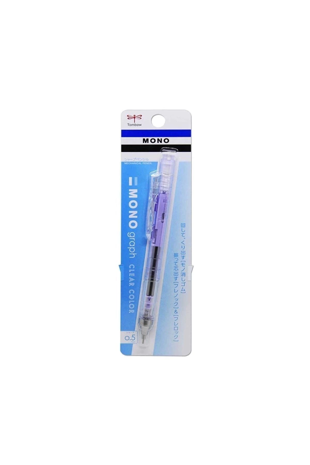 Tombow Mono Graph 0.5mm Mekanik Kurşun Kalem - Clear Mor