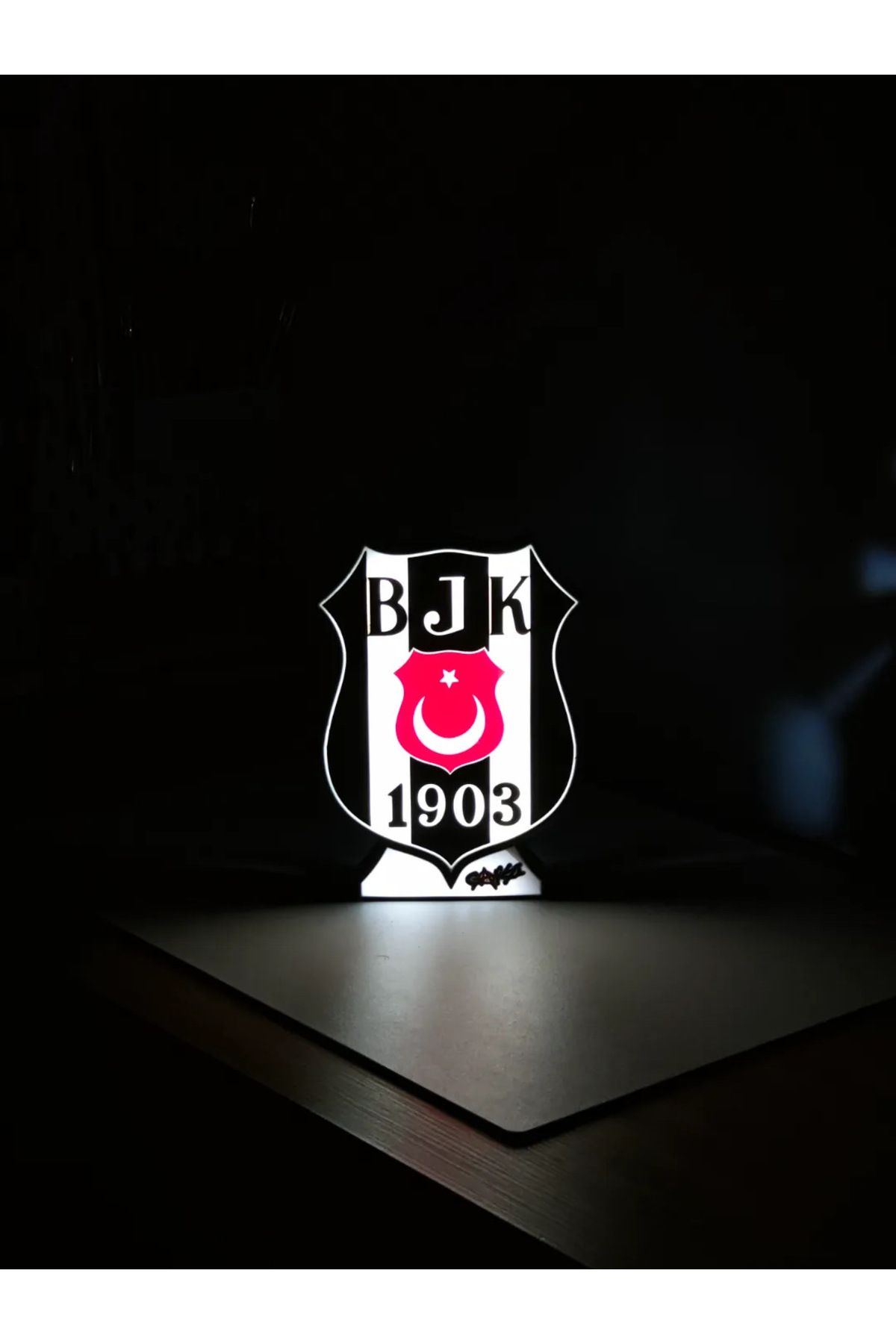 baygün takım Logolu Led ışıklı tablo Lightbox (adaptör dahil)