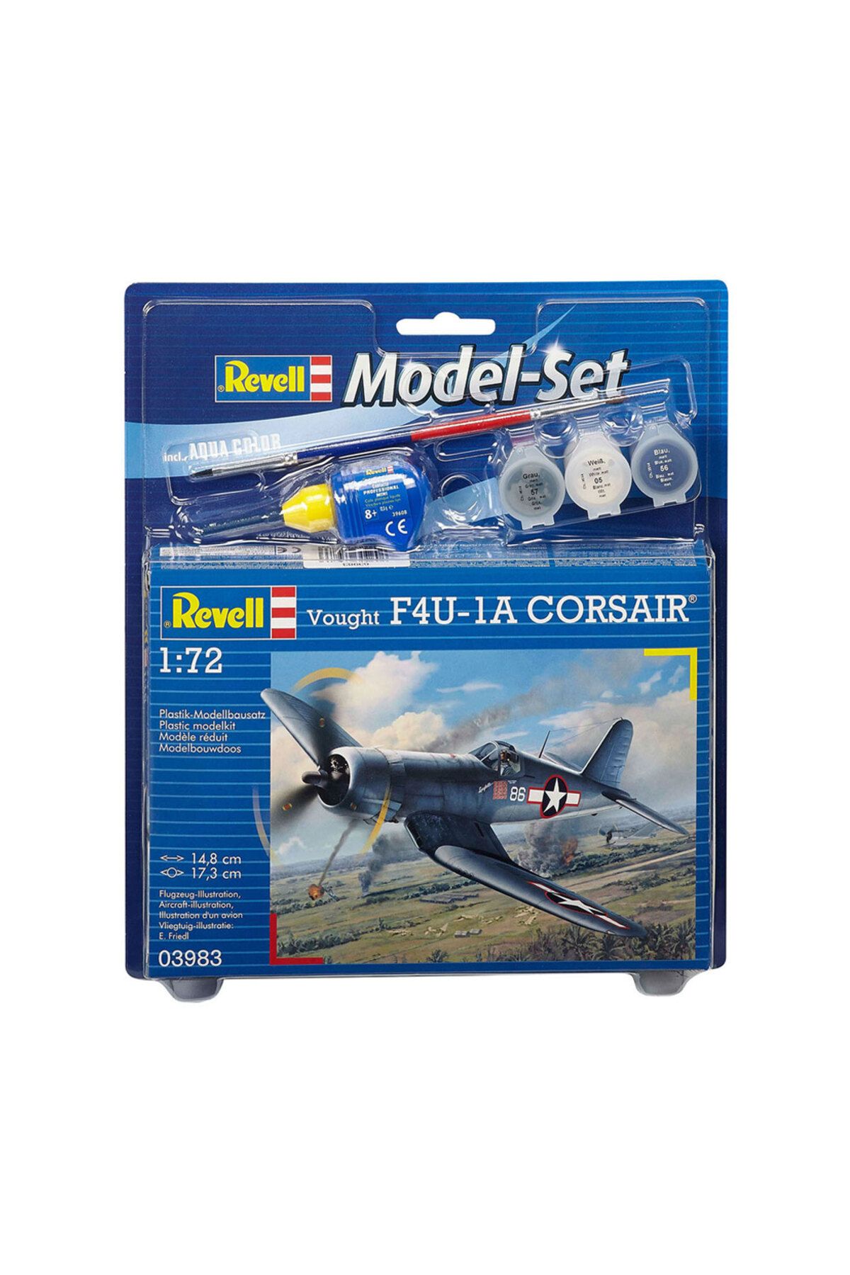 REVELL Maket 1:72 Model Set Vought F4u 63983