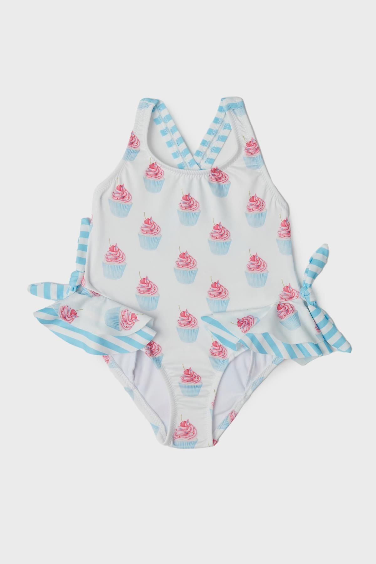 GB Baby Bg Store Kız Bebek Desenli Mayo 23ss0bg2059