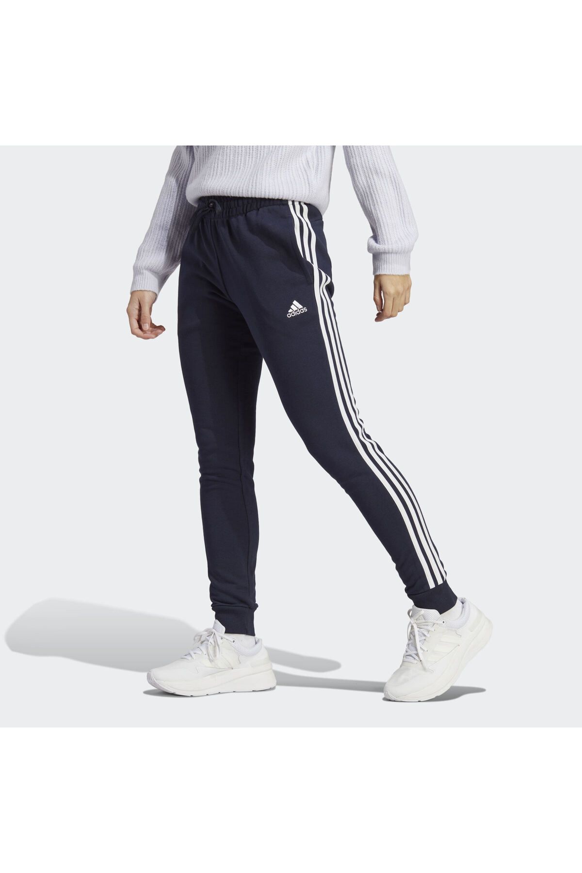 adidas Essentials 3-Stripes French Terry Cuffed Eşofman Altı
