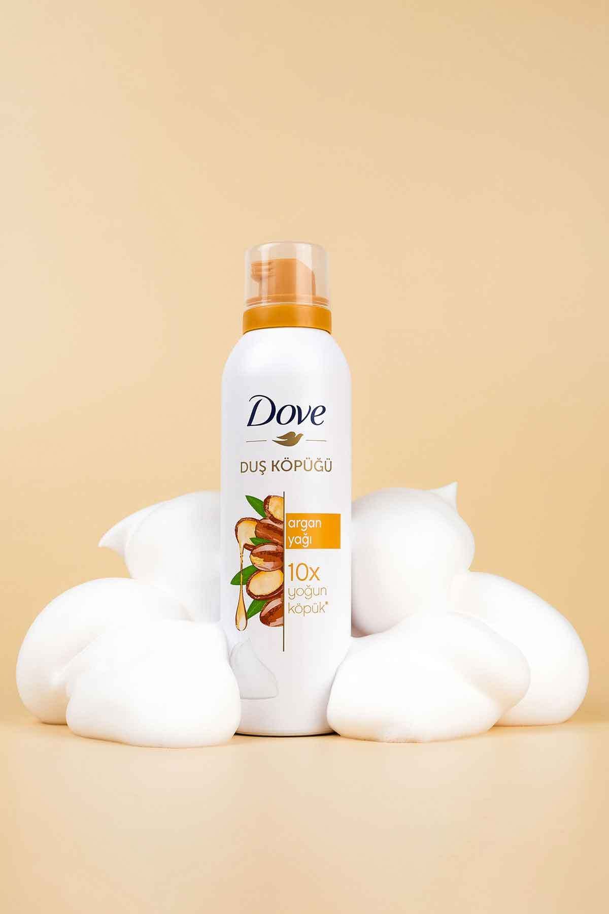 Dove Köpük Duş Jeli Argan Yağı 10 Kat Daha Yoğun Köpüğe Sahip Kremsi Formül 200 ml 1 Adet