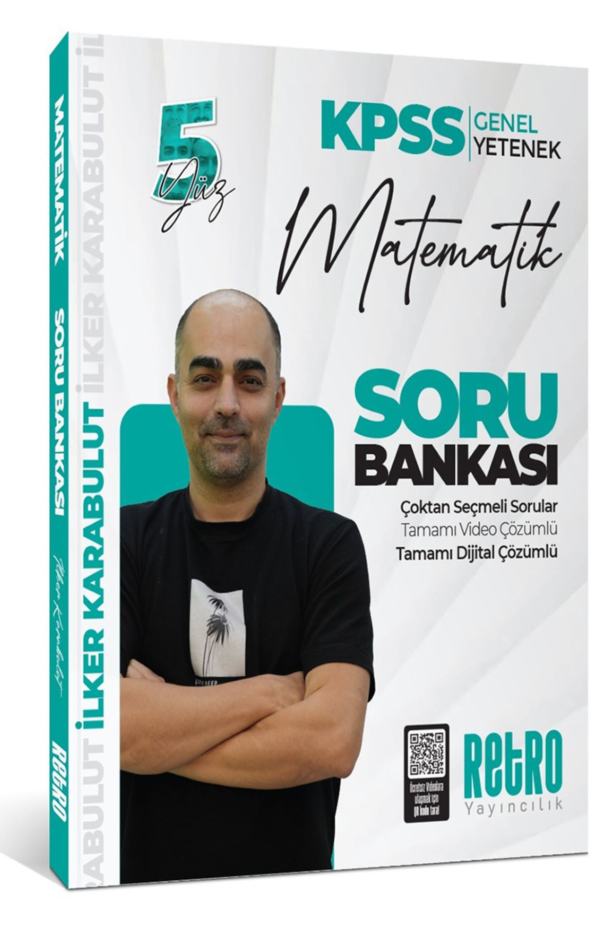 RETRO YAYINCILIK 2025 KPSS Genel Yetenek 5Yüz Matematik Soru Bankası Tamamı Video Çözümlü Retro Yayınları