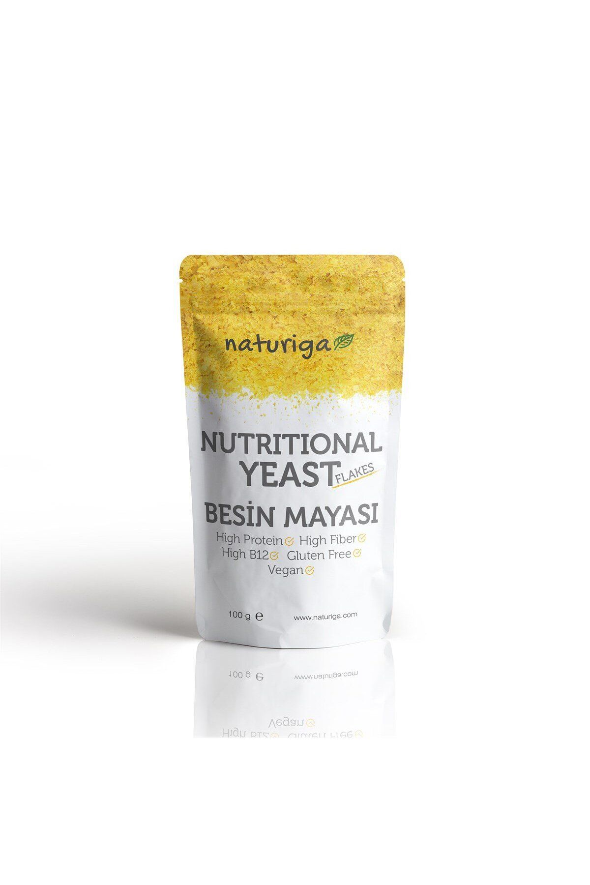 Naturiga Nutritional Yeast Besin Mayası - Glutensiz Ve Şeker Ilavesiz 100 Gr