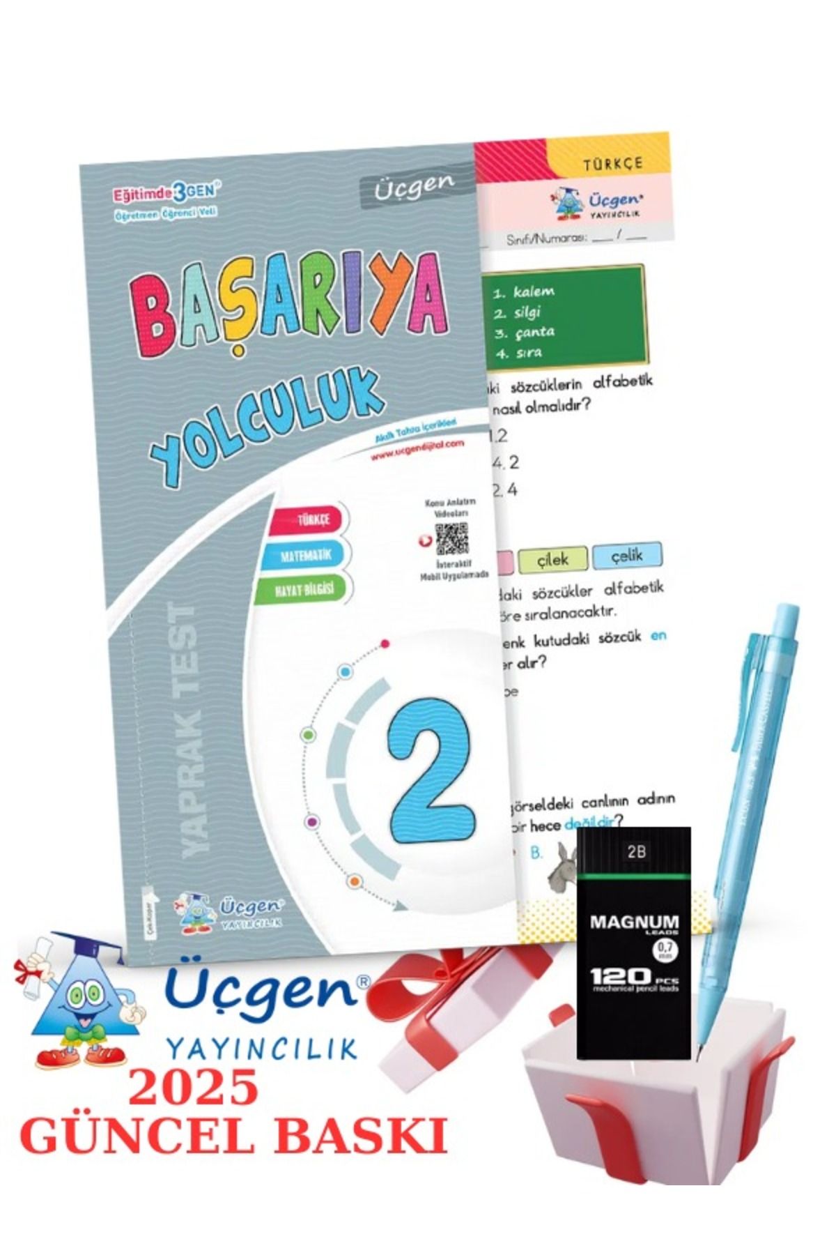 Üçgen Yayıncılık 2. Sınıf Başarıya Yolculuk Yaprak Test   + Faber Eğitim Seti