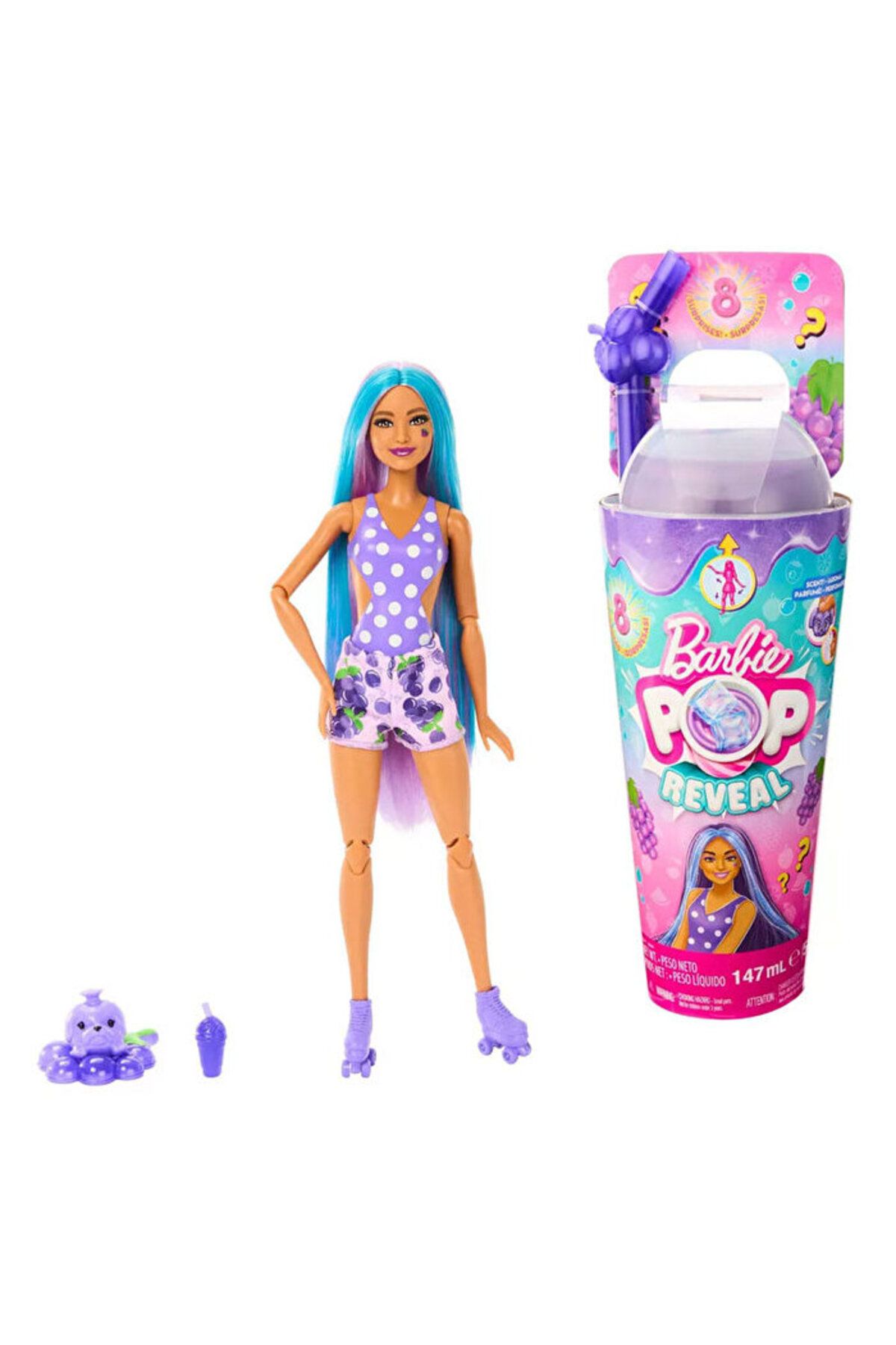 Barbie Pop Reveal Meyve Serisi Üzüm HNW44