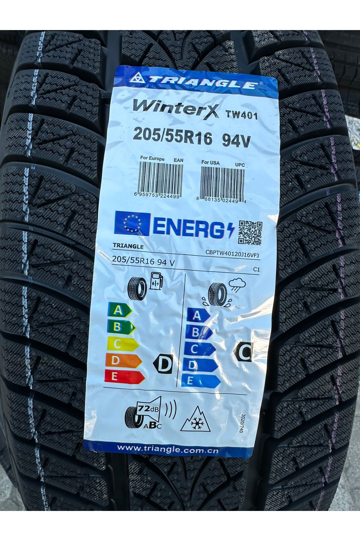 Triangle 205/55R16 XL 94V TW401 M+S TRIANGLE 2024ÜRETİM