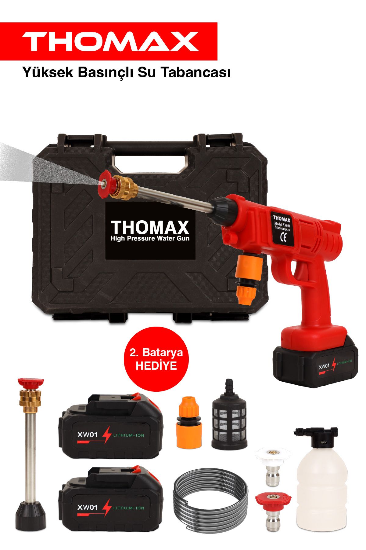 THOMAX Yüksek Basınçlı Araç Yıkama Makinesi Ve İlaçlama Makinesi