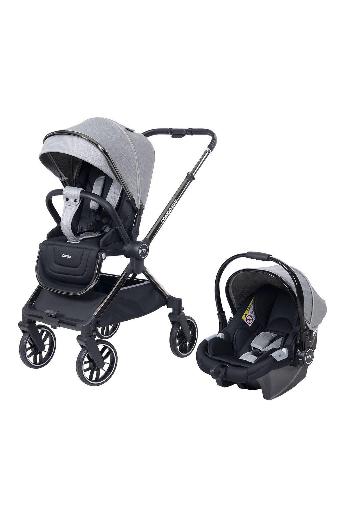 Prego 2067 Concorde Travel Sistem Çift Yönlü Bebek Arabası