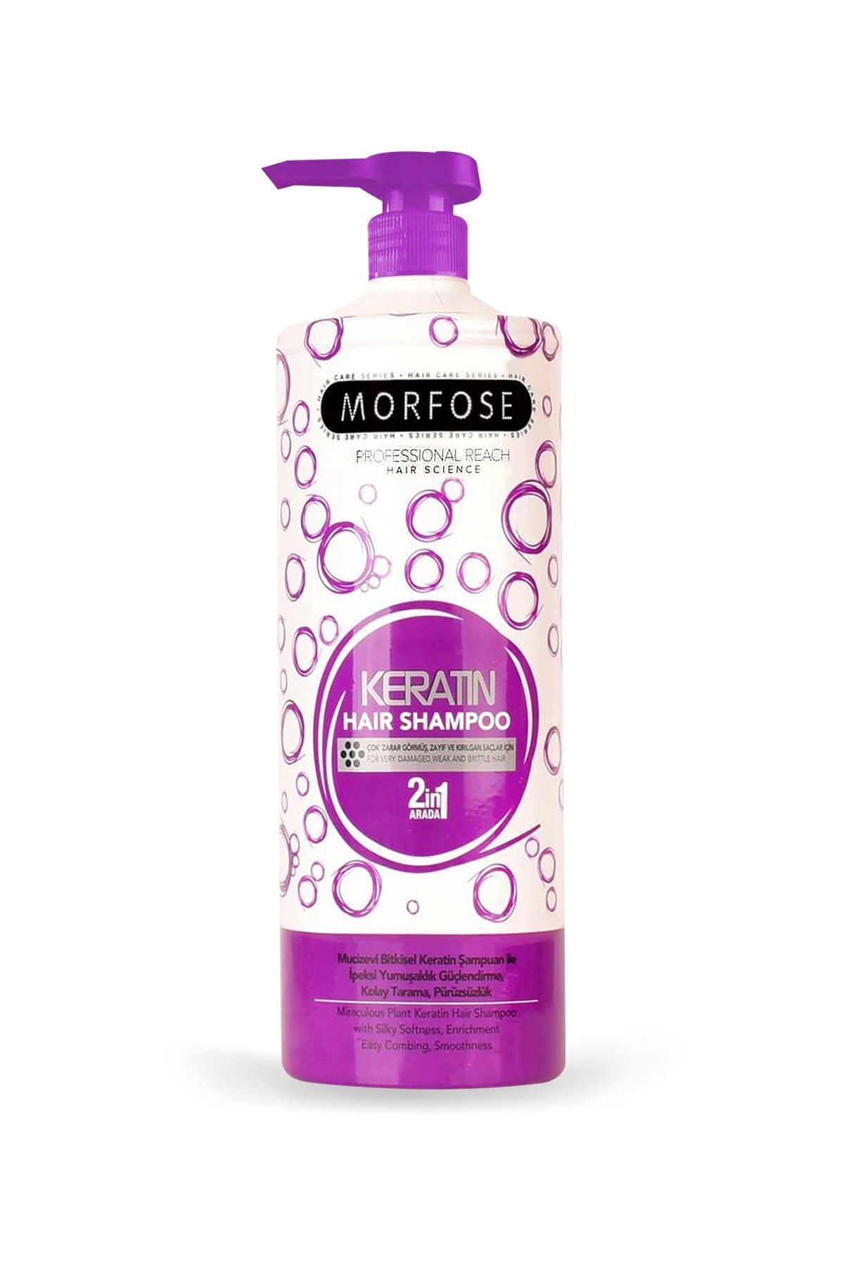 Morfose Keratin İçeriği İle Saçların Kabarmayı Önleyici,Nemlendirici Şampuan eleg.2712
