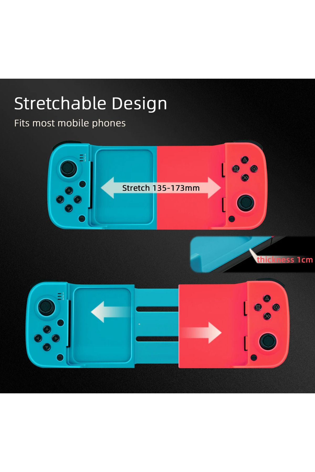 RAEES Mobile Gaming Controller Bsp-d3 Nintend Switch/ios/android/pc/ps4/ps3